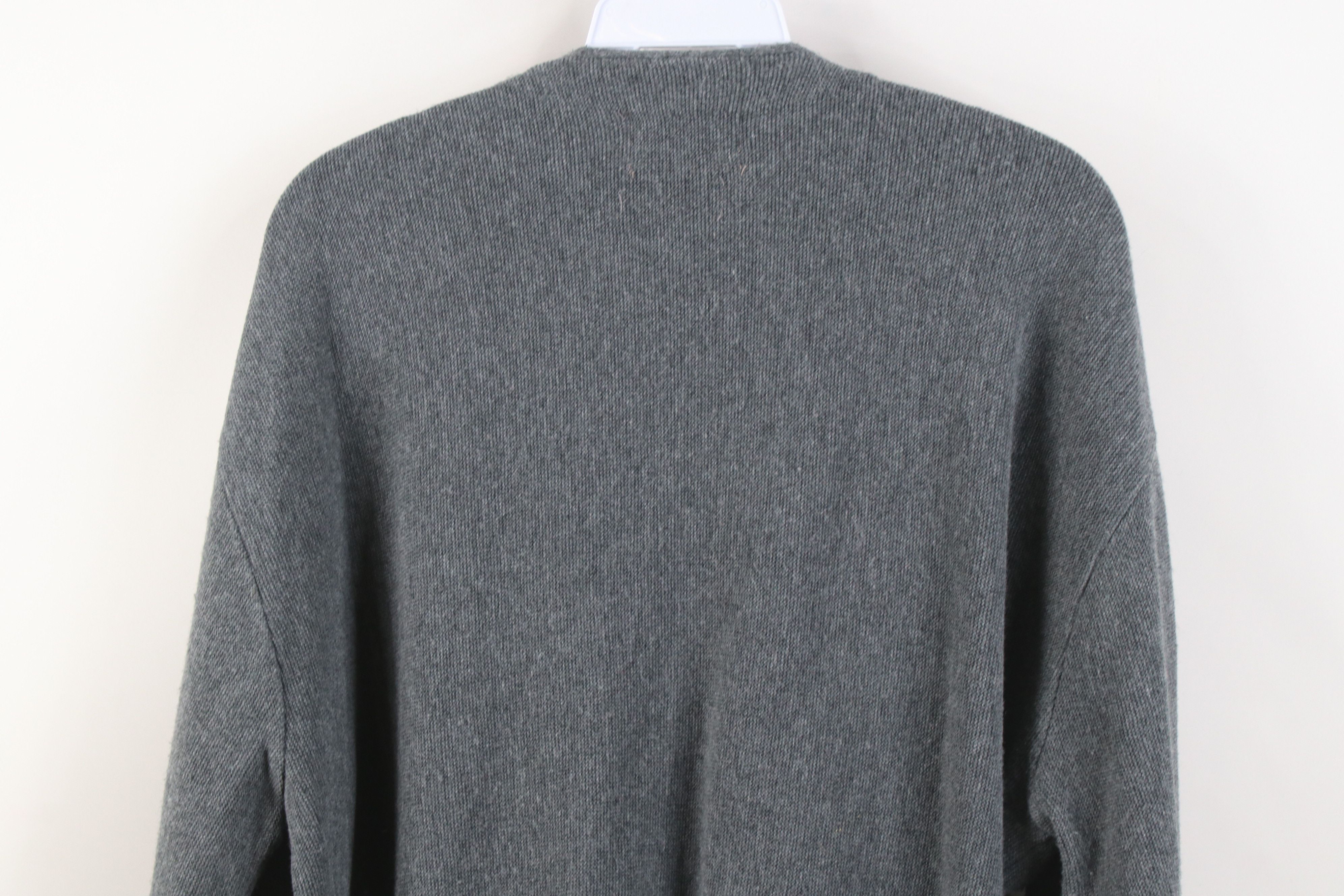Vintage Vintage 70s Streetwear Kurt Cobain Cardigan Sweater Gray USA Size US XL / EU 56 / 4 - 12 Thumbnail