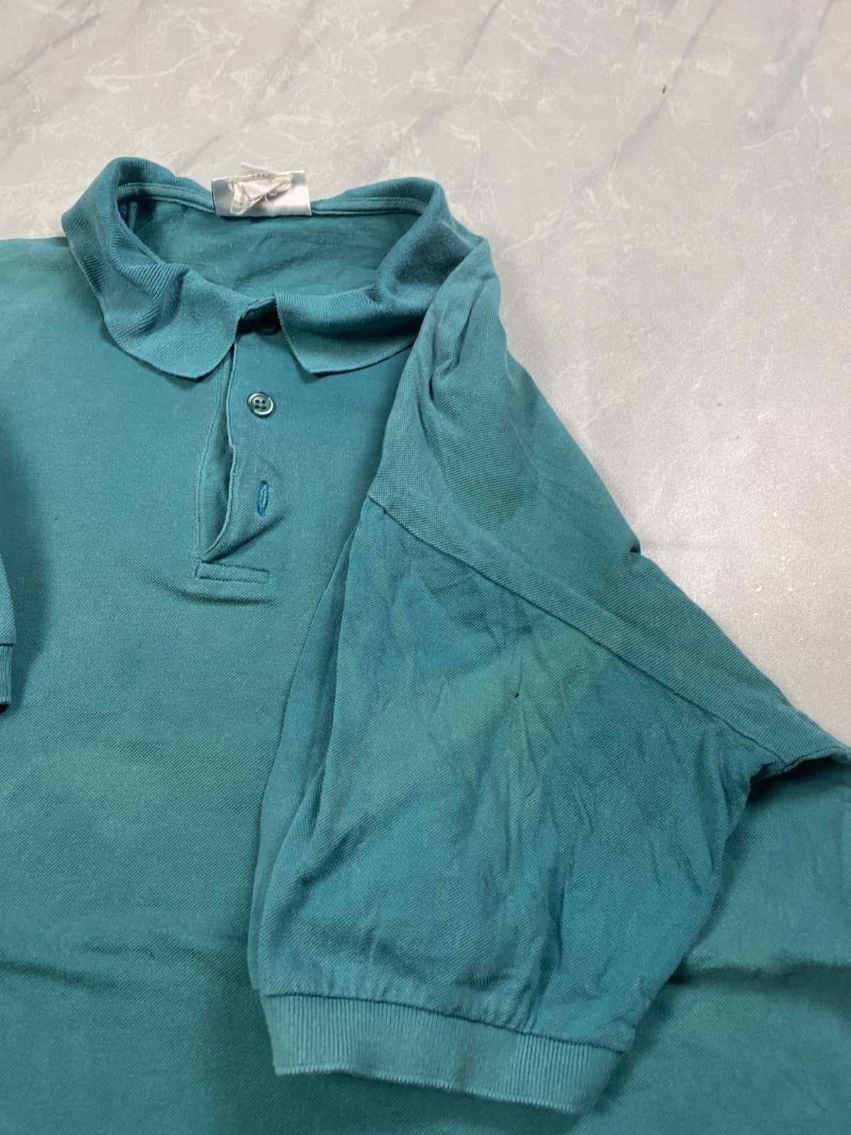 Yves Saint Laurent Vintage 90s YSL Sunfaded Polos Tee Size US M / EU 48-50 / 2 - 7 Thumbnail