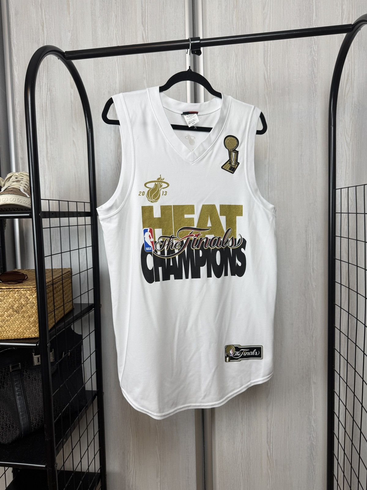 Majestic Majestic #11 Andersen 2013 NBA Champions Miami Heat Jersey Size US M / EU 48-50 / 2 - 1 Thumbnail