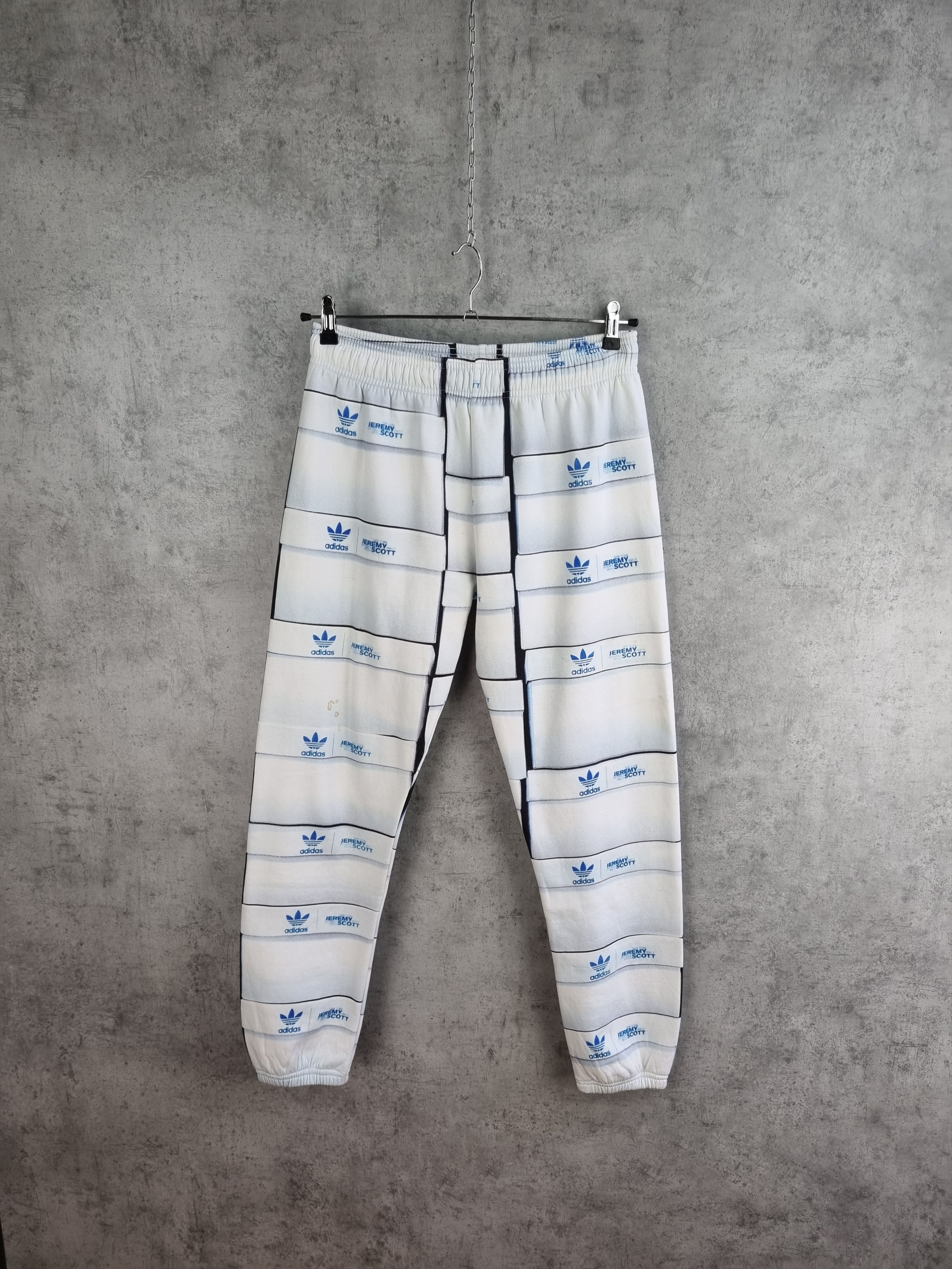 Adidas × Jeremy Scott Jeremy Scott Adidas Monogram Joggers Size US 31 - 5 Thumbnail