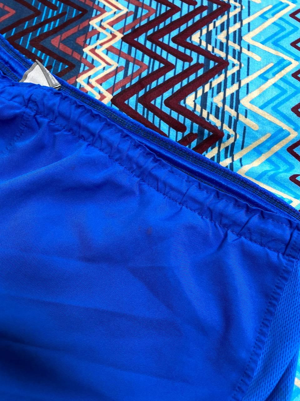 Nike shorts blue streetwear logo NIKE Vintage crazy Y2K Size US 34 / EU 50 - 11 Thumbnail
