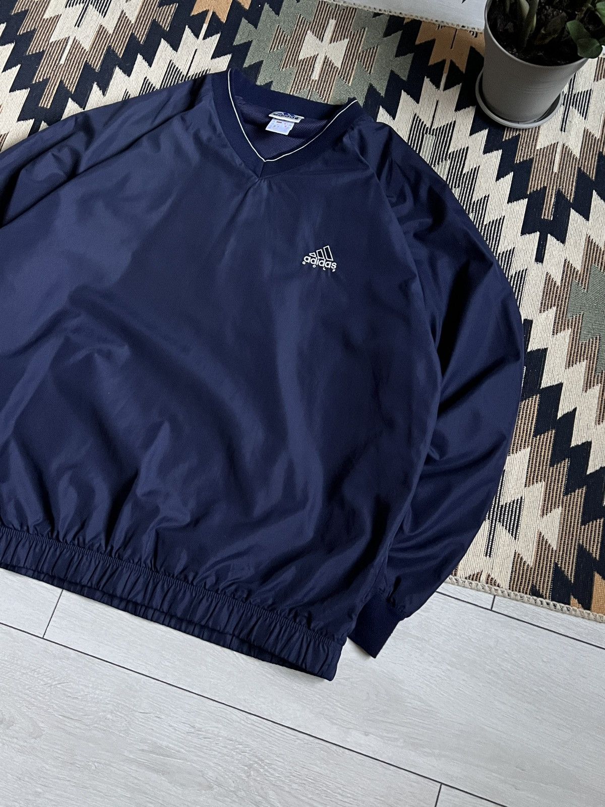 Vintage Adidas Golf Vintage Nylon Jacket Size US L / EU 52-54 / 3 - 3 Thumbnail