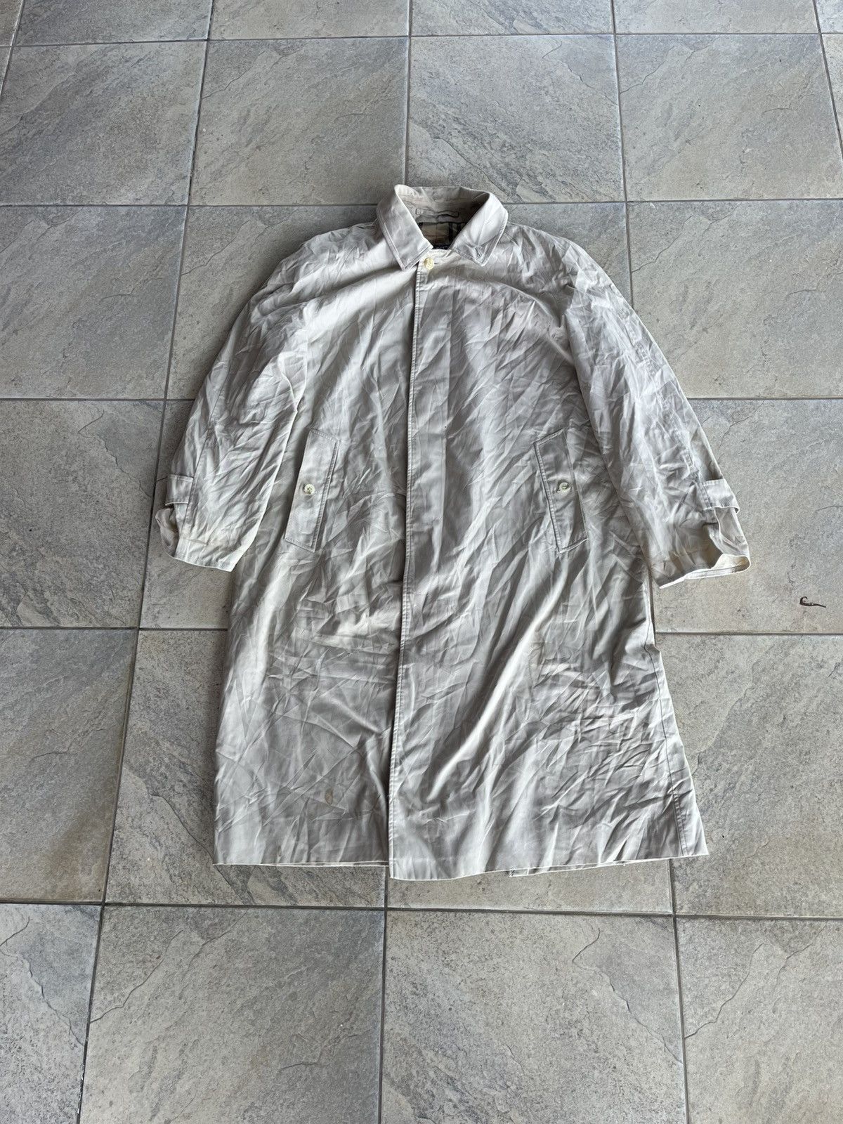 Burberry Vintage burberry nova check lined trench coat Size US XL / EU 56 / 4 - 2 Thumbnail
