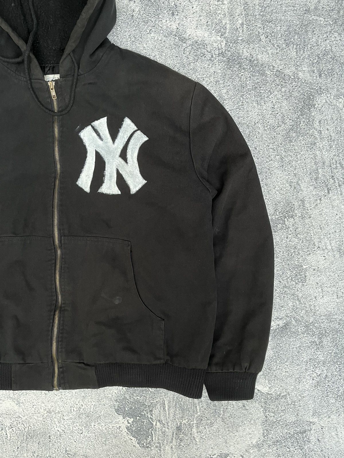 Japanese Brand NY active jacket black faded Size US L / EU 52-54 / 3 - 3 Thumbnail