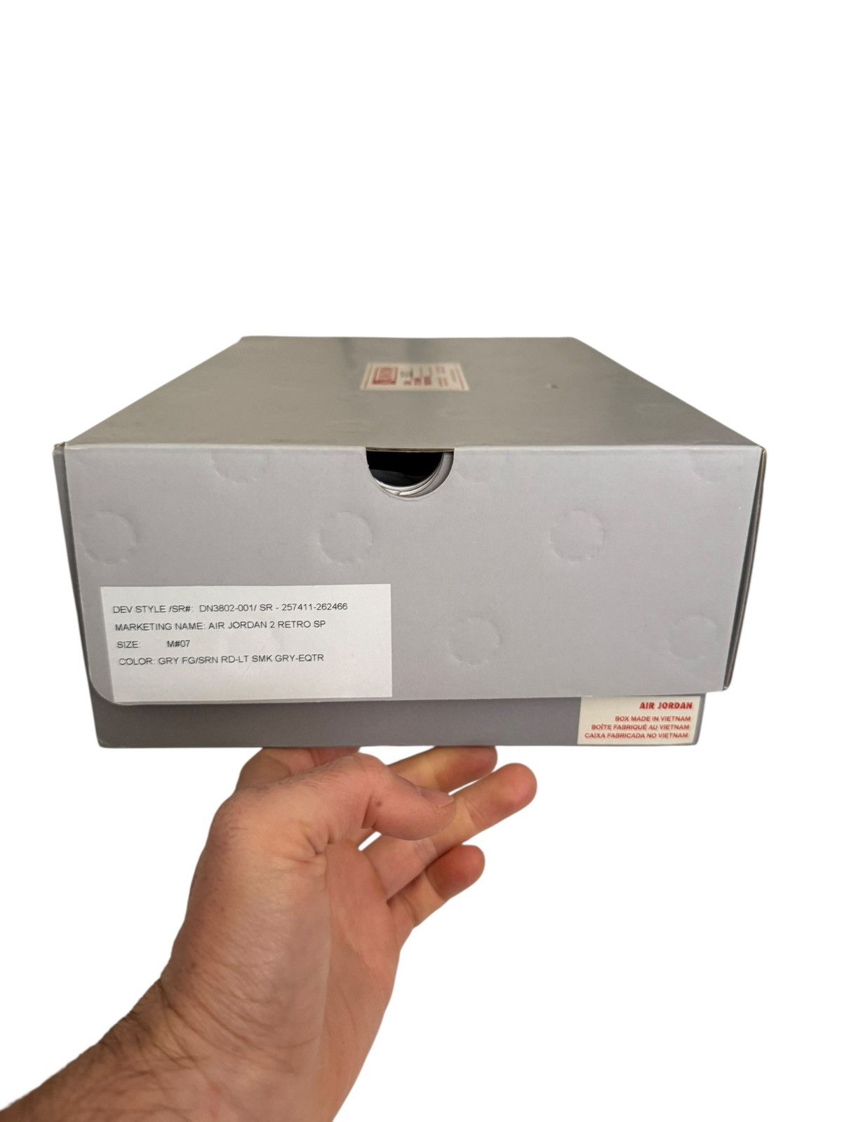 Jordan Brand × Union LA SAMPLE PROMO PAIR Jordan 2 Retro Grey Size US 7 / EU 40 - 4 Thumbnail