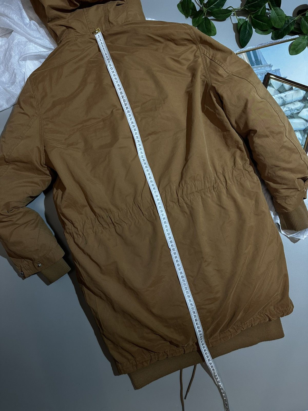 Acne Studios ACNE Tan Puffer Parka Coat Detachable HoodPaddedQuiltedLiner Size S / US 4 / IT 40 - 18 Thumbnail