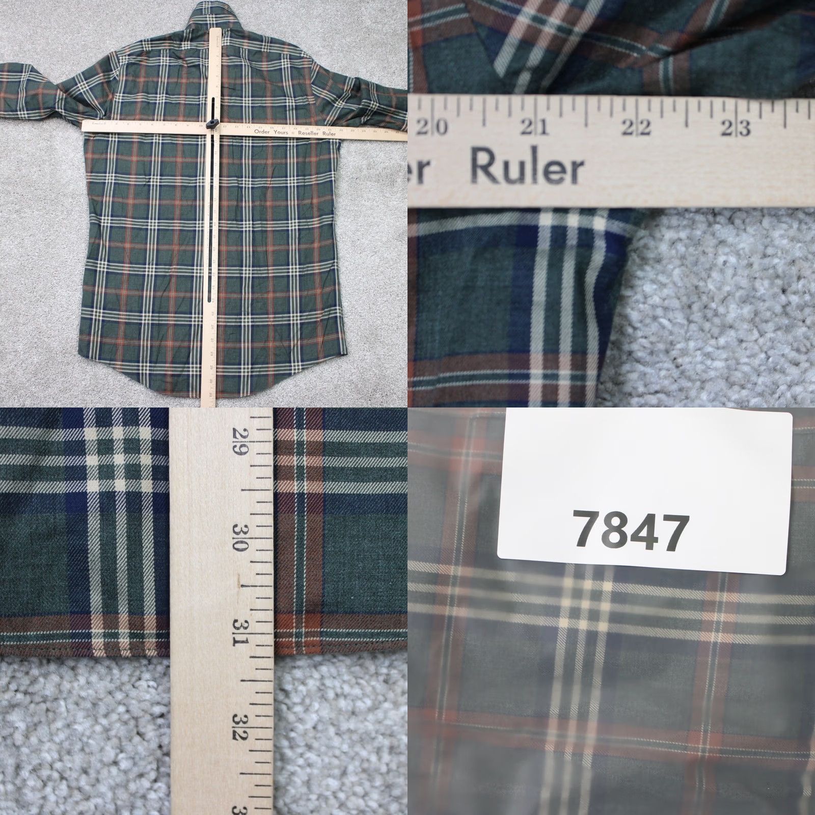 Brooks Brothers Brooks Brothers Shirt Mens Medium Green Milano Non-Iron 100% Supima Cotton L/S Shirt Size US M / EU 48-50 / 2 - 8 Thumbnail