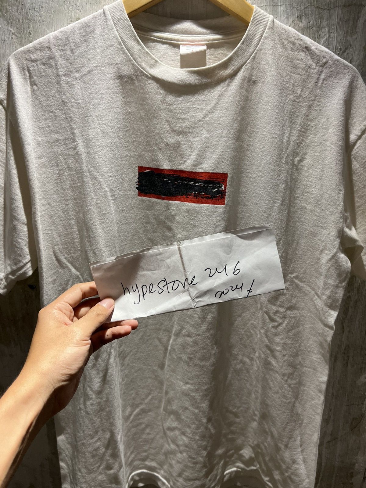 Supreme 2003 UNRELEASED SAMPLE SUPREME SCRIBBLE BOX LOGO 1 OF 3