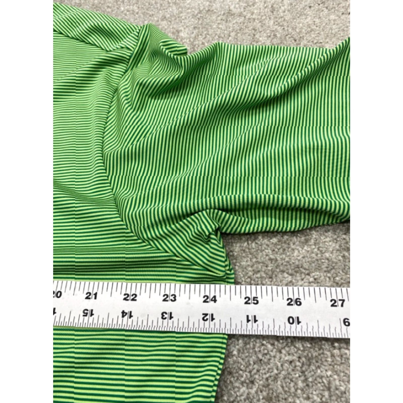 Adidas Adidas Climacool Short Sleeve Polo Shirt Mens Large Green Striped 5849 Size US L / EU 52-54 / 3 - 7 Thumbnail