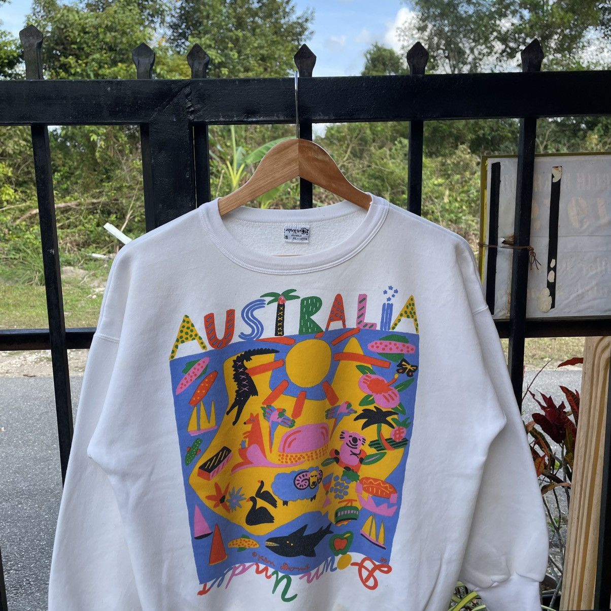 Vintage 🔥Vintage 90s Ken Done Australian Pop Art Boxy Sweatshirts Size US S / EU 44-46 / 1 - 4 Thumbnail