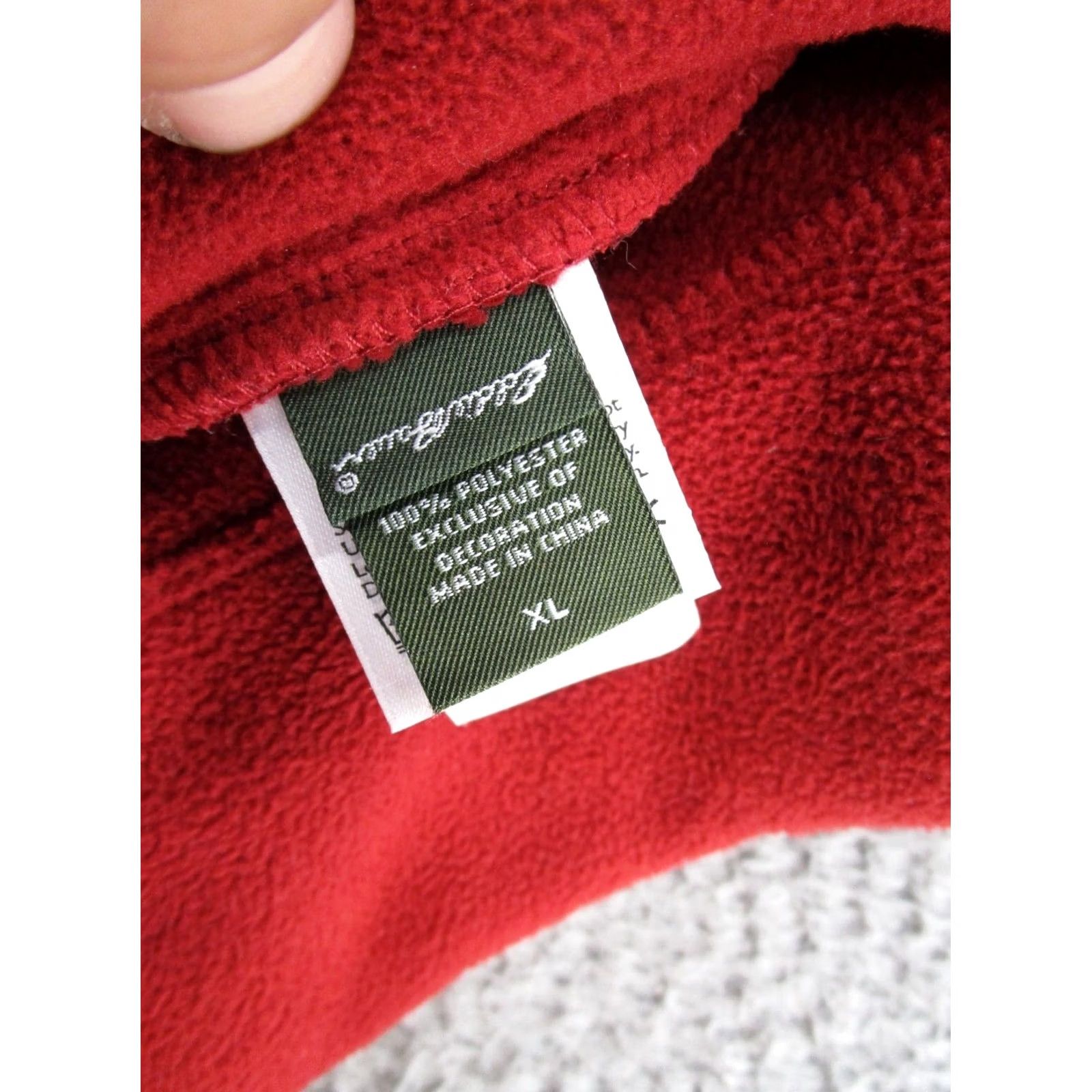 Eddie Bauer Eddie Bauer Red Fleece Faux Fur Full Zip Vest Reversible Women’s XL Outdoor Vest Womens Red Fleece Reversible Eddie Bauer XL Size XL / US 12-14 / IT 48-50 - 3 Thumbnail
