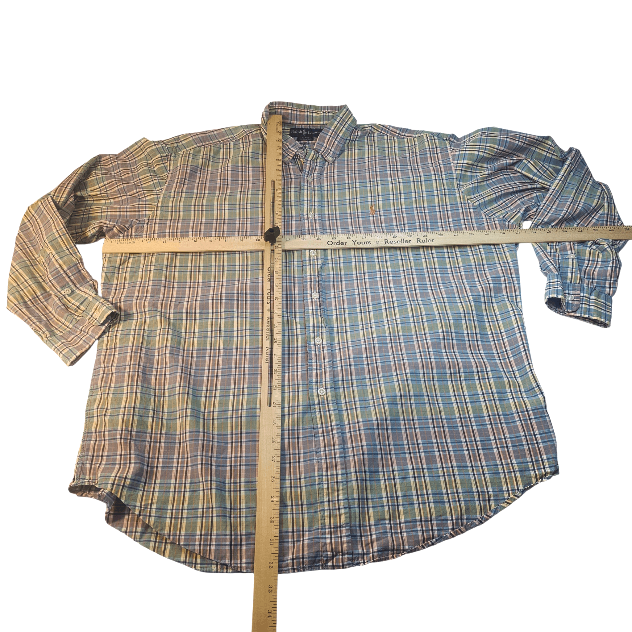 Ralph Lauren Vintage 90's Ralph Lauren Blake Plaid Shirt Size US XL / EU 56 / 4 - 5 Thumbnail