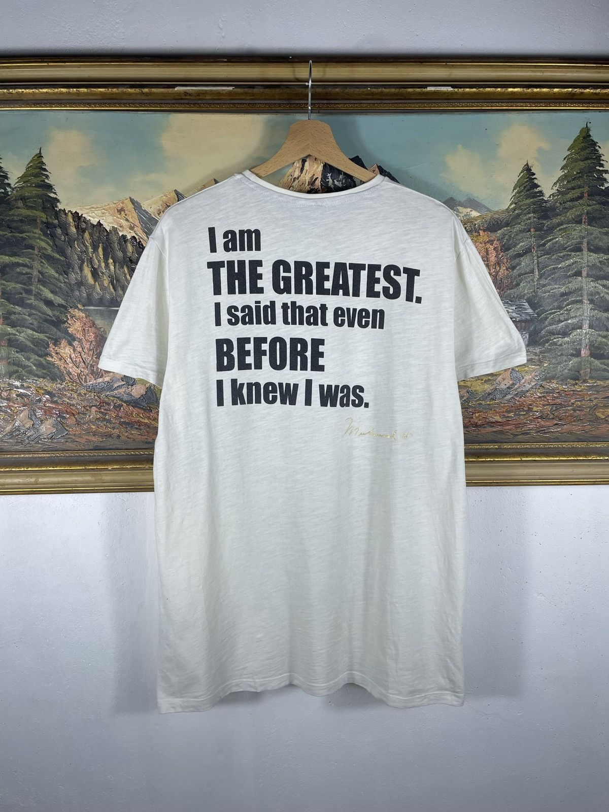Vintage Vintage Muhammad Ali All Overprint T Shirt Tee Aop 00s Rare Size US XL / EU 56 / 4 - 7 Thumbnail
