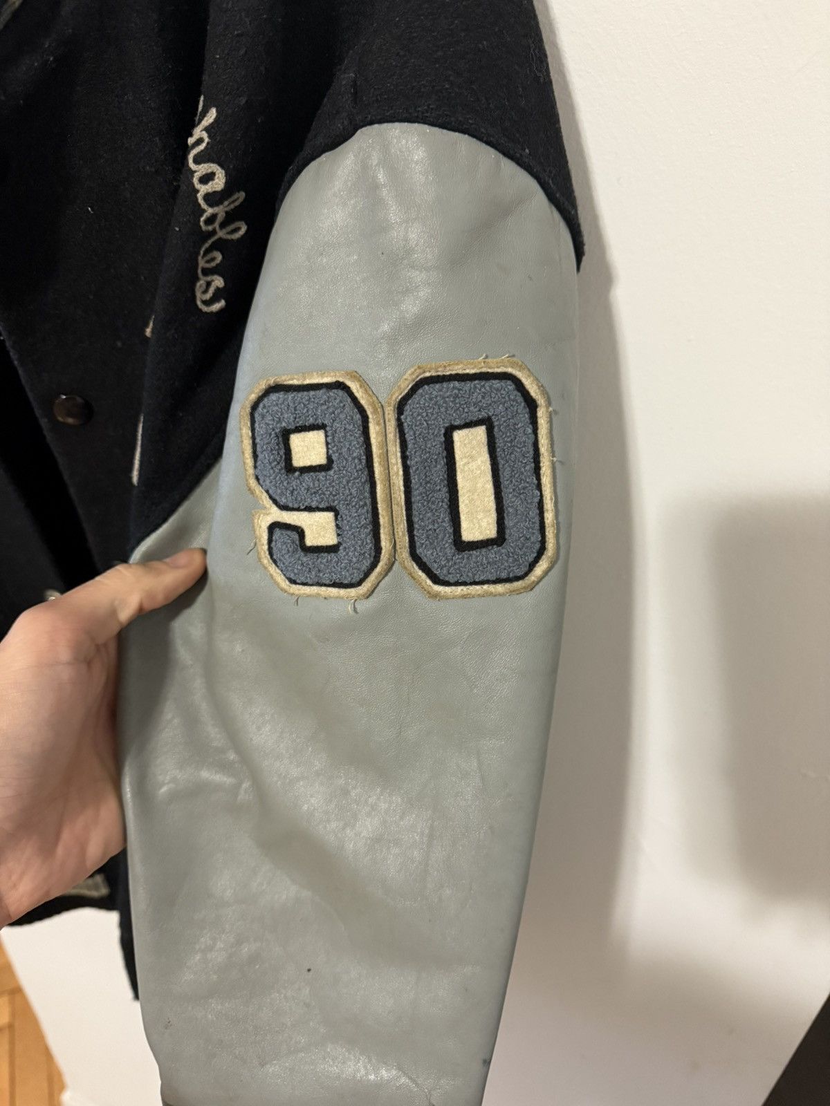Vintage Vintage 90s letterman jacket Size US M / EU 48-50 / 2 - 4 Thumbnail