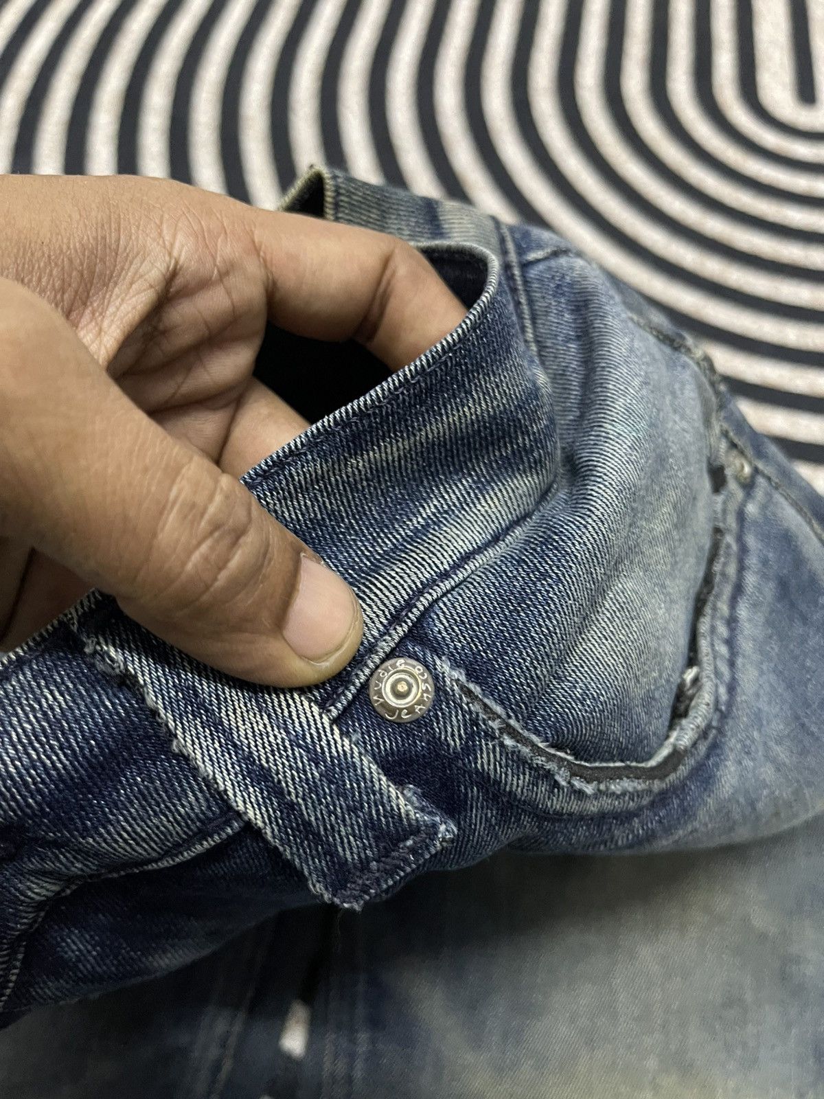 Nudie Jeans 2000s NUDIE JEANS CO SKINNY JEANS WASHABLE DISTRESSED JEANS Size US 29 - 11 Thumbnail