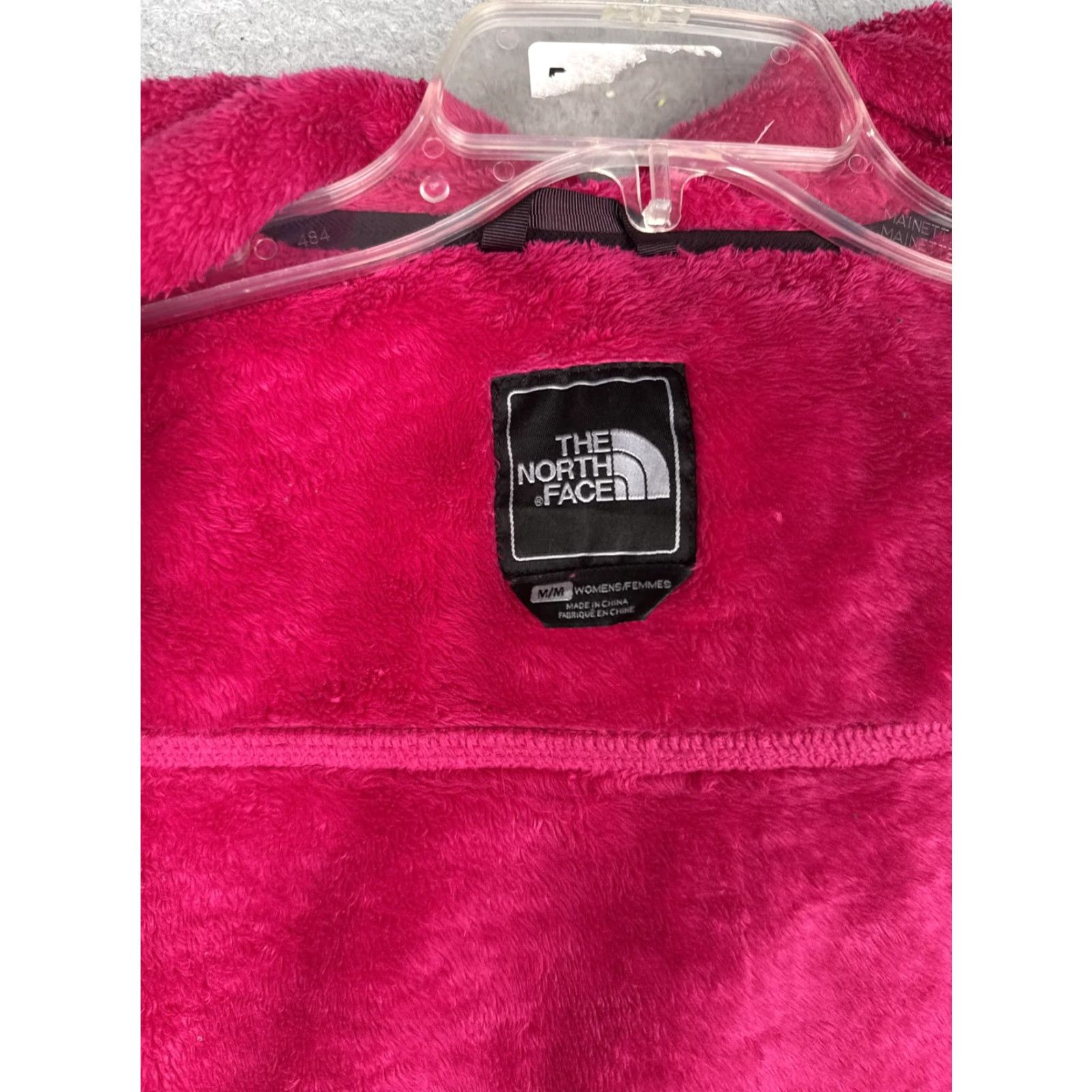 The North Face The North Face Jacket Womens M Pink Fuzzy Fleece Hooded Full Zip Denali Size M / US 6-8 / IT 42-44 - 3 Thumbnail