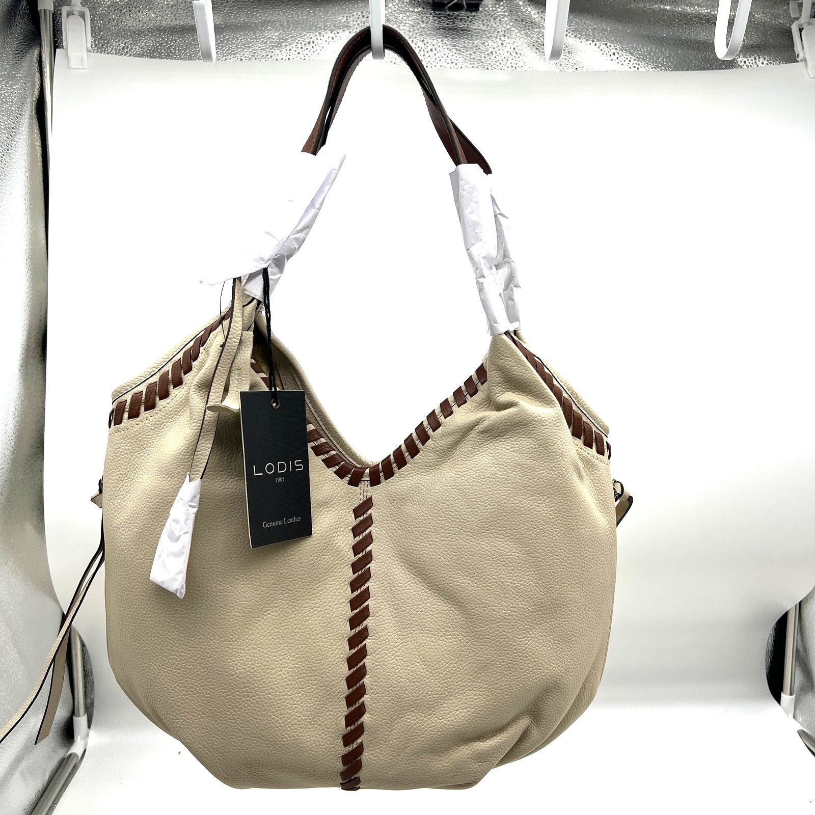 Other LODIS Womens Purse Medium Whipstitch Leather Size ONE SIZE - 1 Thumbnail