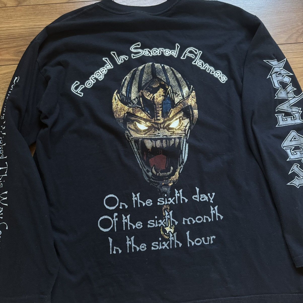 Gildan Vintage 2004’ Iced Earth vintage longsleeve shirt Size US XL / EU 56 / 4 - 7 Thumbnail