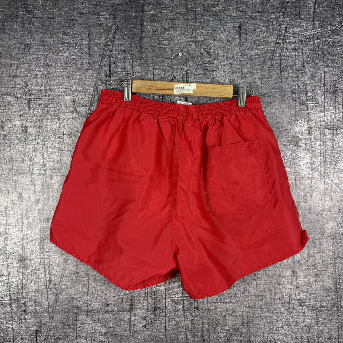 Nike Vintage 90s Nike swoosh nylon red shorts size L old retro Size US 34 / EU 50 - 7 Thumbnail
