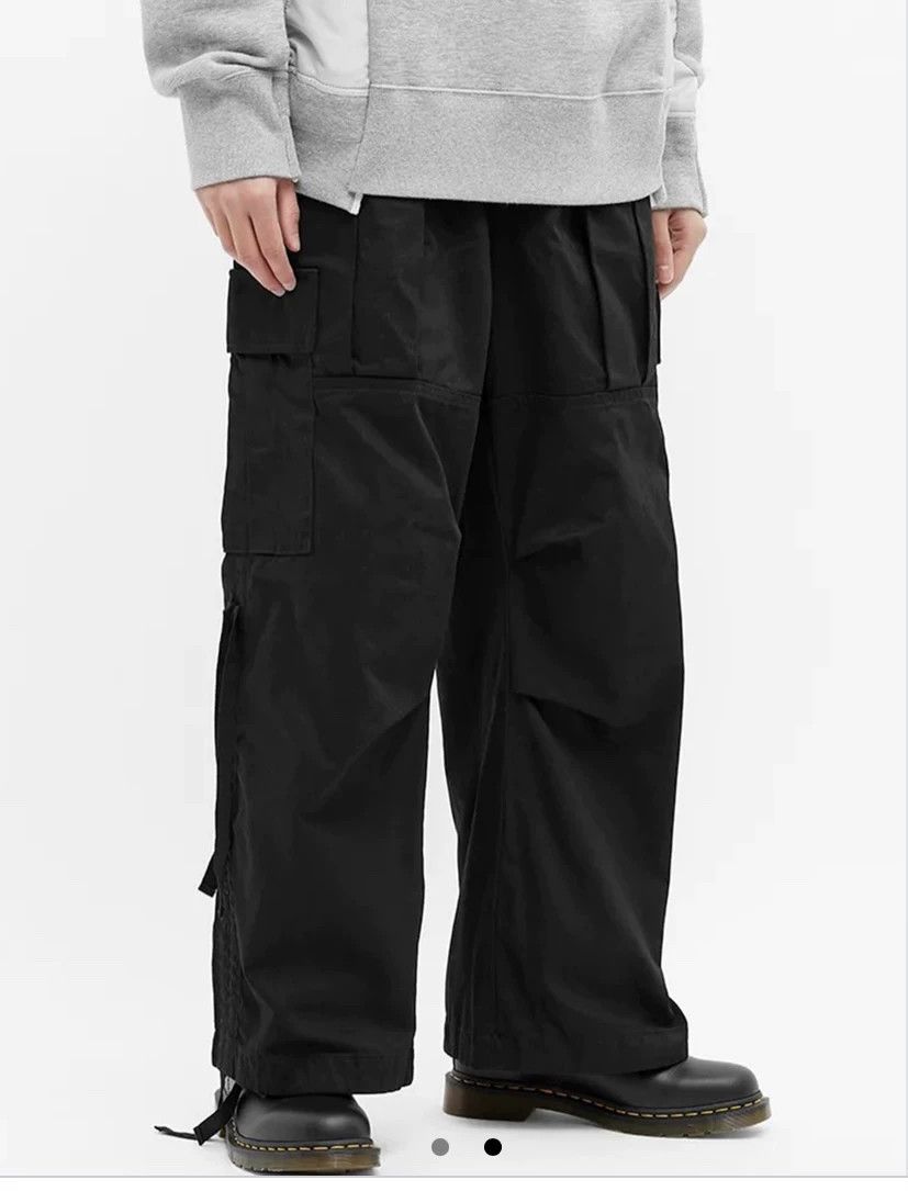 Undercover Undercover 20aw SpiderNest wide-leg cargo 2 8-10 drawstring Size US 32 / EU 48 - 6 Thumbnail