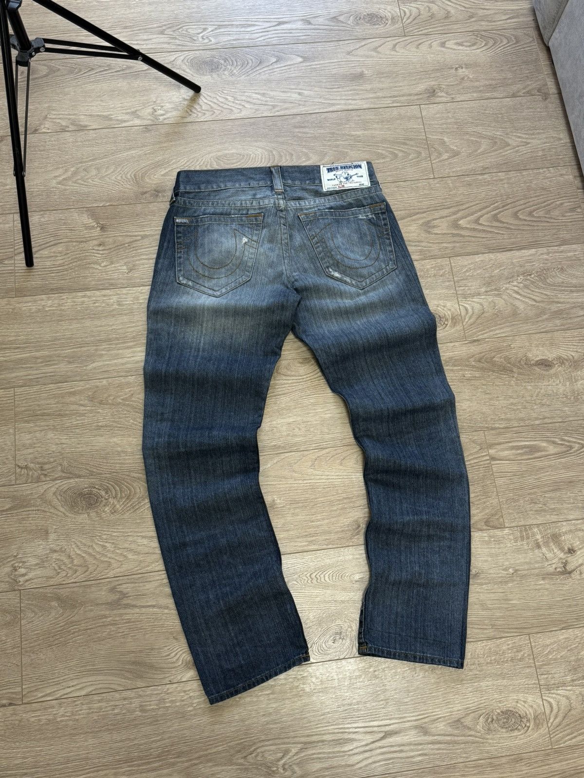 True Religion True Religion Y2K denim distressed vintage retro pants jeans Size US 32 / EU 48 - 3 Thumbnail