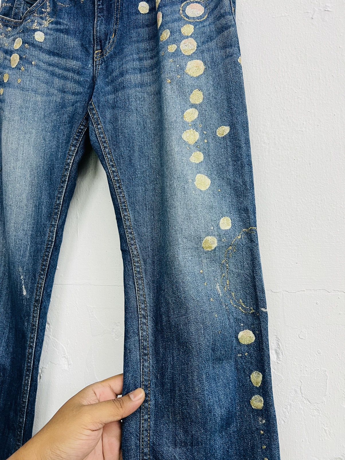 Issey Miyake × Japanese Brand × Tsumori Chisato TSUMORI CHISATO PAINTED ART DENIM Size US 32 / EU 48 - 5 Thumbnail