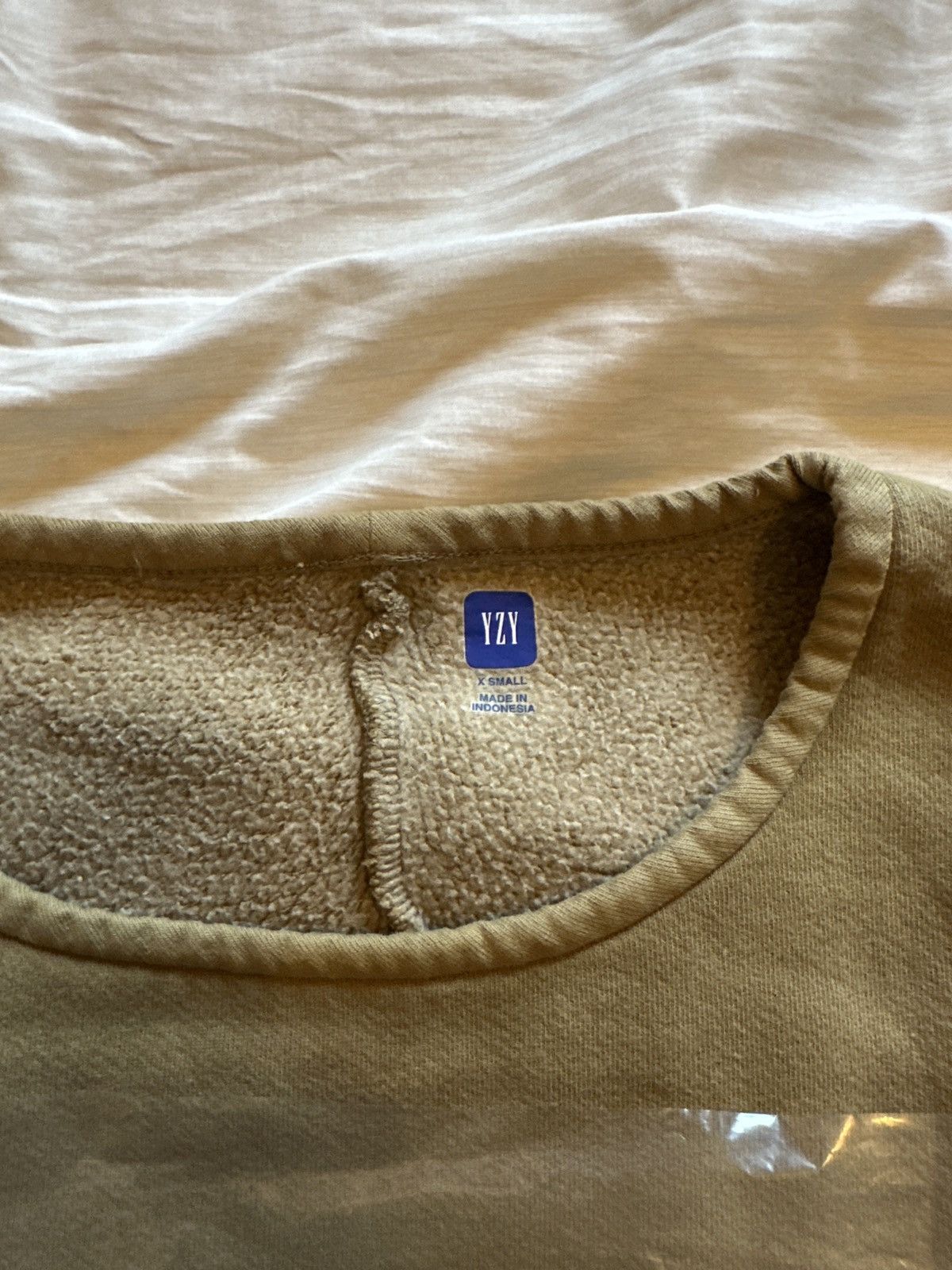 Balenciaga × Gap × Yeezy Yeezy Gap Fleece Yoke Tee Bronze Size US XS / EU 42 / 0 - 3 Thumbnail
