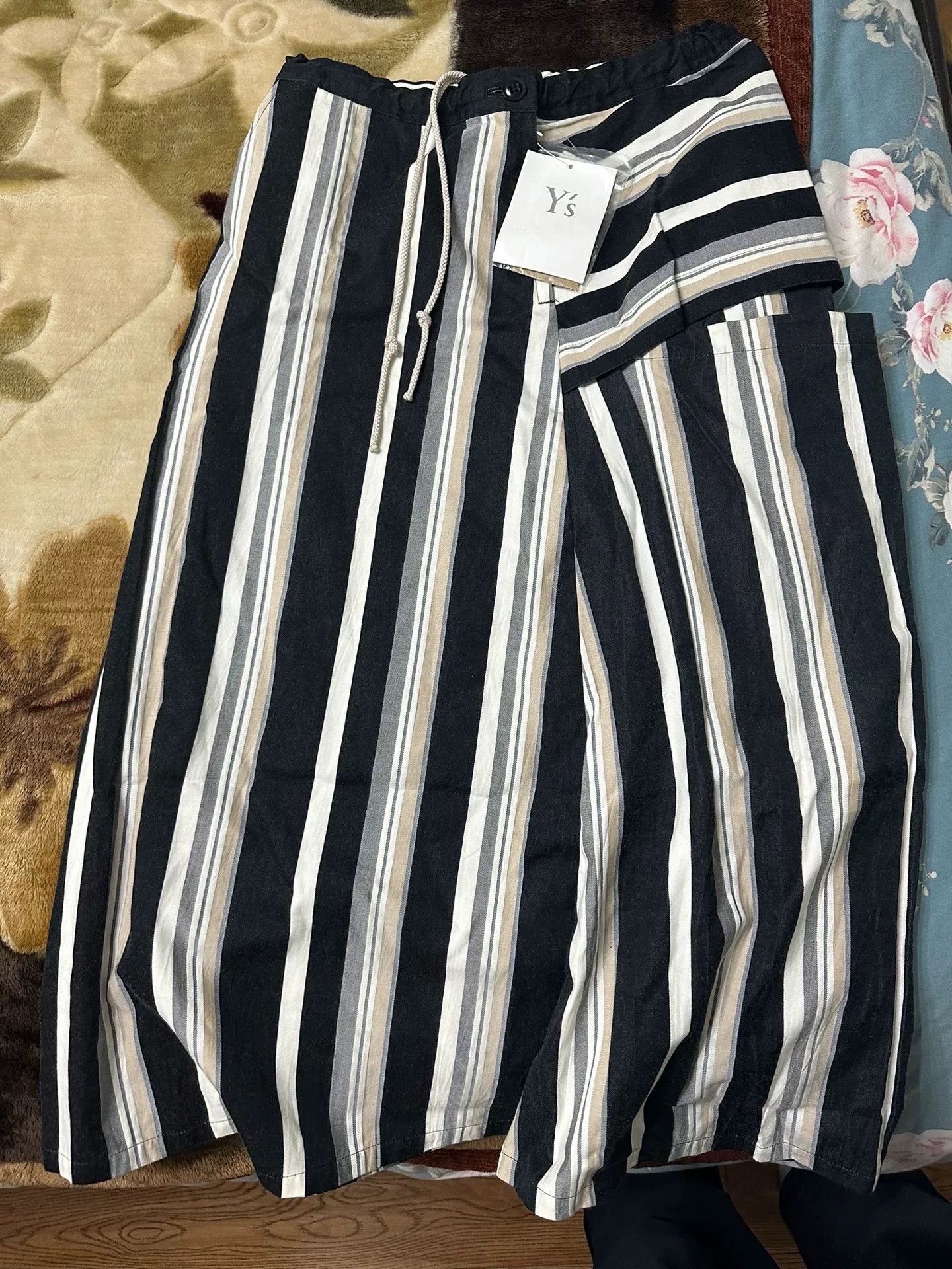 Y's Y's Striped Midi Skirt for Women Size 36" / US 14 / IT 50 - 1 Thumbnail