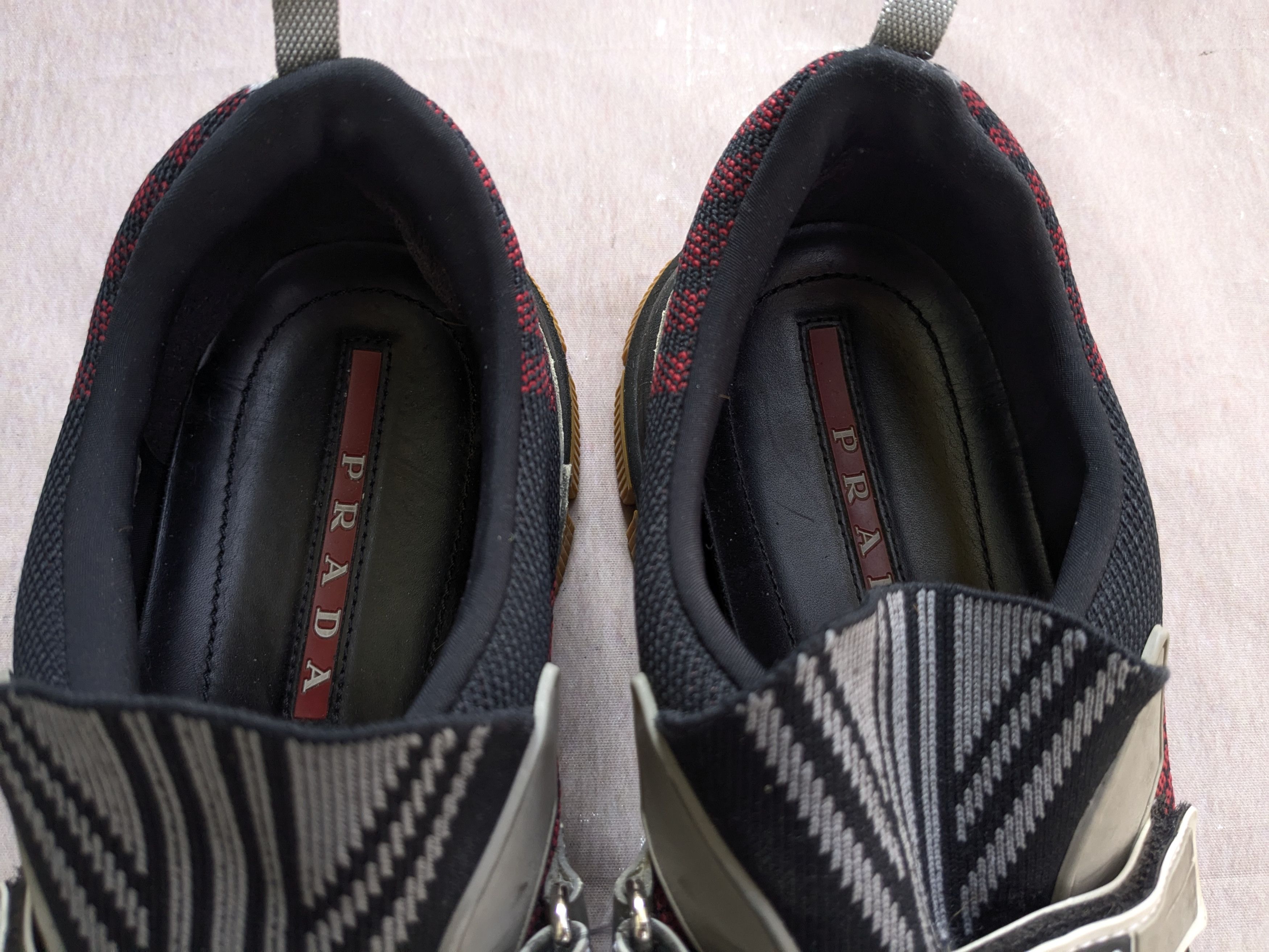 Prada Prada Crossection Sneakers Black Gray 9 Size US 9 / EU 42 - 2 Thumbnail