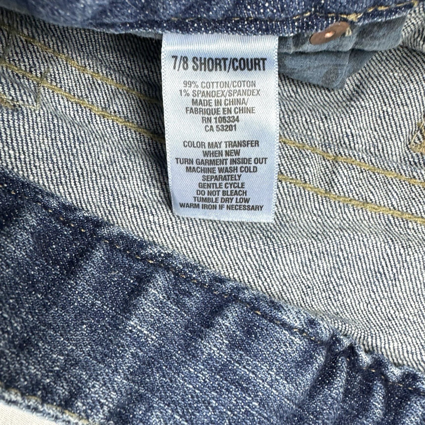 Vintage VINTAGE Aéropostale Jeans Womens 8 Blue Slim Flared Hipster 7/8 Y2K Flare Jeans Size 30" / US 8 / IT 44 - 6 Thumbnail