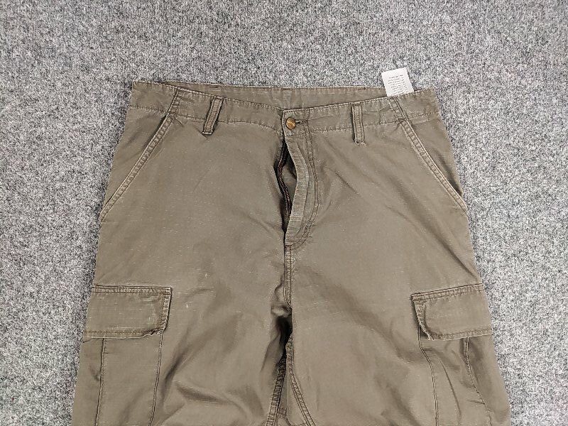 Carhartt Vintage 90's Carhartt Ripstop Faded Cargo Pants Travis Style Size US 32 / EU 48 - 12 Thumbnail