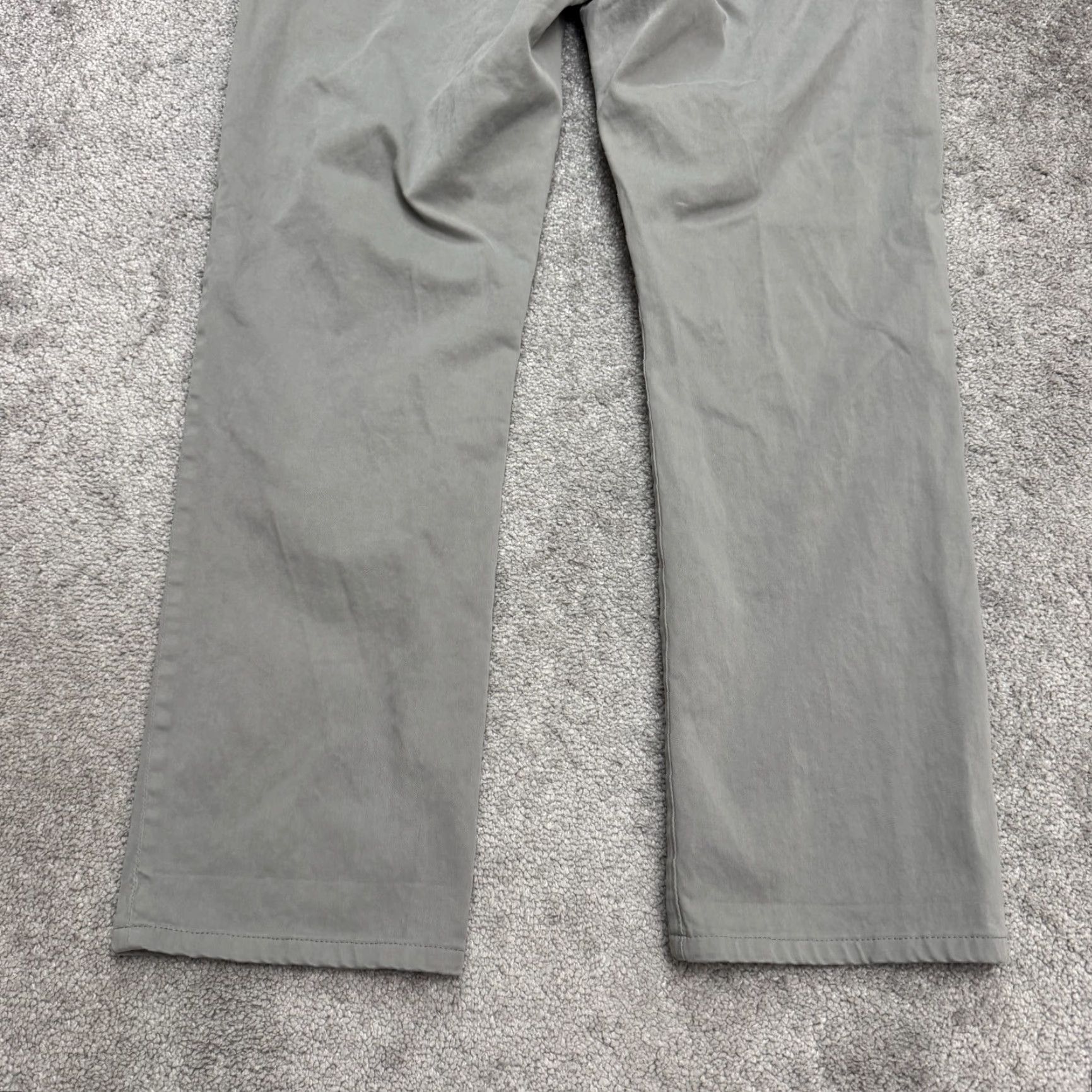 Vintage AG Adriano Goldschmied The Everett Slim Straight Chino Pants Mens 36x34 Gray Size US 36 / EU 52 - 3 Thumbnail