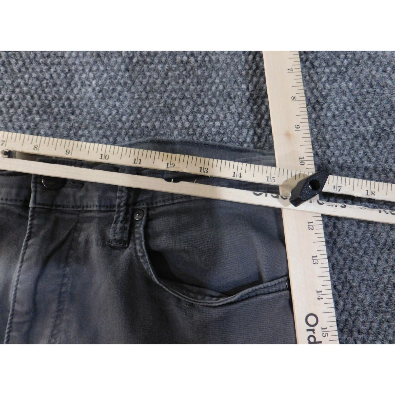 Denime Joes Jeans Mens Gray Straight Leg Stretch Denim Pants 32 Regular Comfortable Classic Casual Jeans Size US 32 / EU 48 - 5 Thumbnail