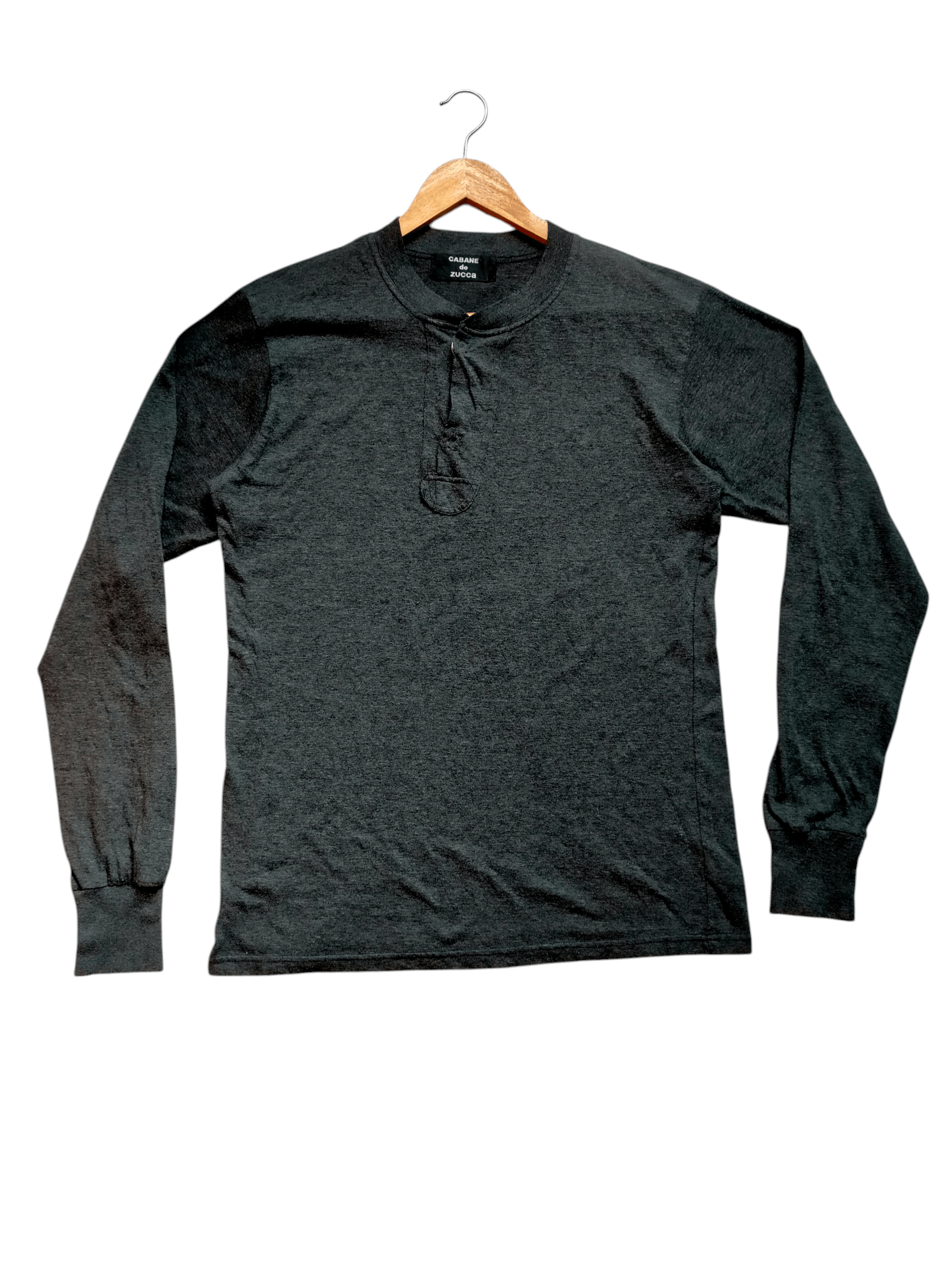 CABANE de ZUCCa CABANE de Zucca Rayon half Button Long sleeve Size US M / EU 48-50 / 2 - 2 Thumbnail