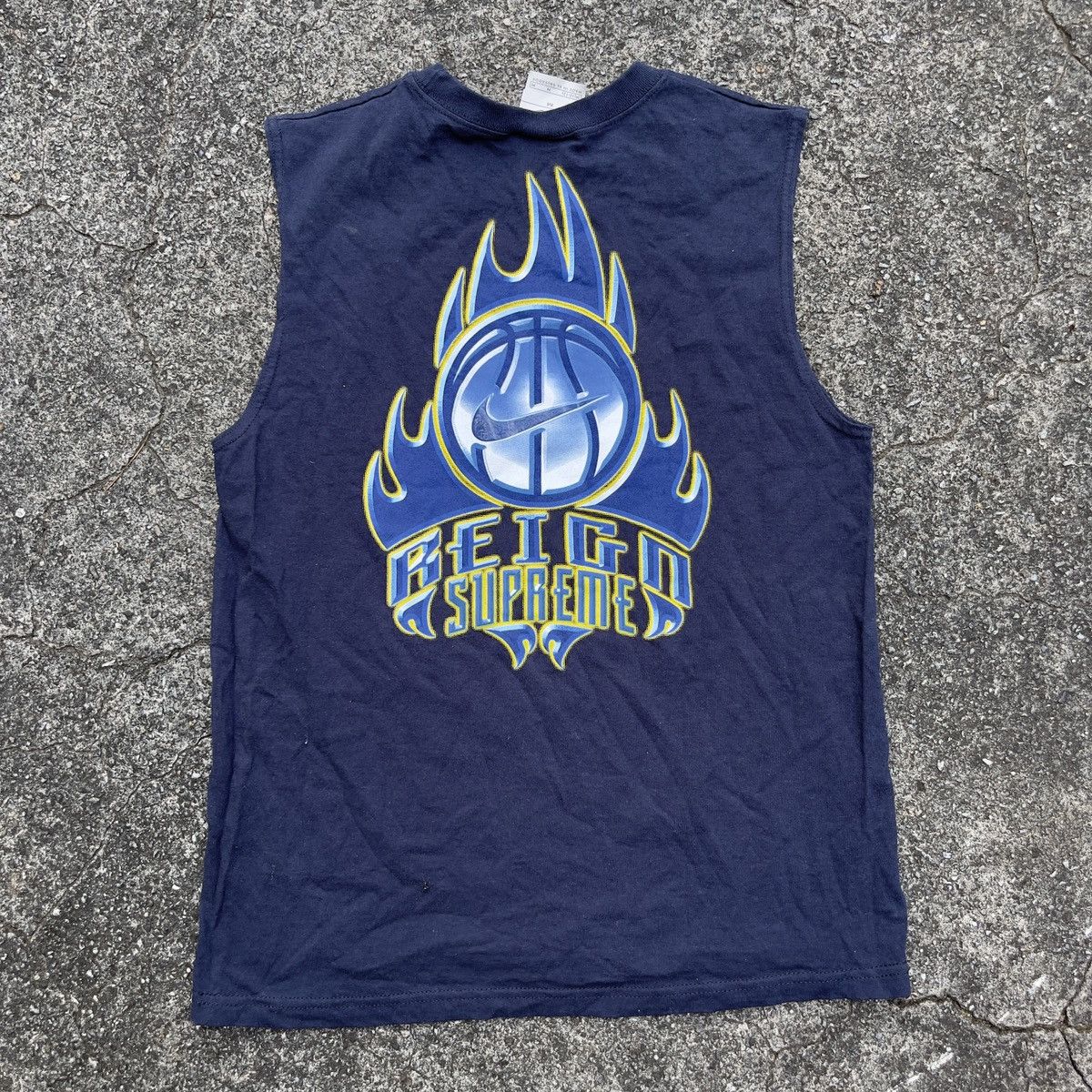 Nike × Vintage Vintage Y2K NIKE HOOPS REIGN SUPREME Shooter Shirt Size US M / EU 48-50 / 2 - 5 Thumbnail