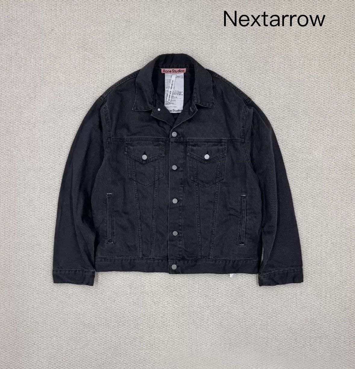 Acne Studios Acne studios Black denim jacket 2412-Nextarrow Size US XS / EU 42 / 0 - 1 Thumbnail