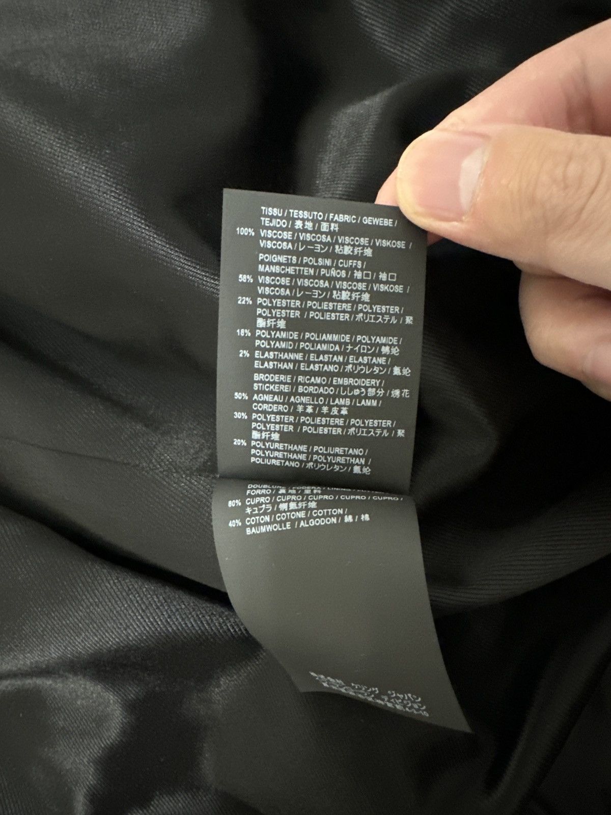 Saint Laurent Paris “SWEET DREAMS” Satin Bomber Jacket - Sz 48 Size US M / EU 48-50 / 2 - 16 Thumbnail