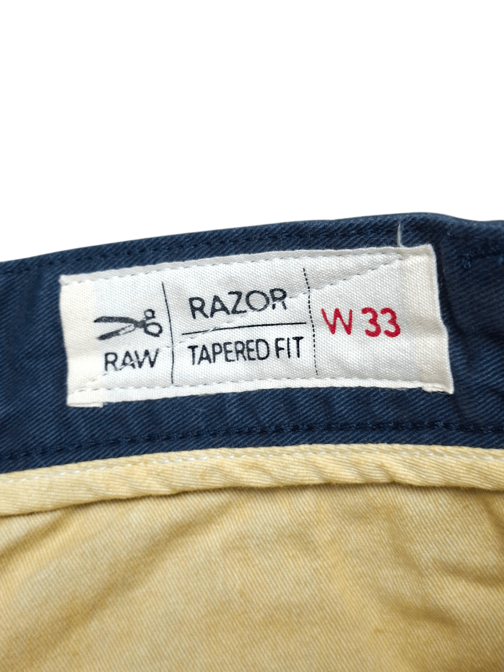 Japanese Brand Red Ruggison Razor Tapered Selvedge Chinos Okayama Japan Size US 33 - 10 Thumbnail