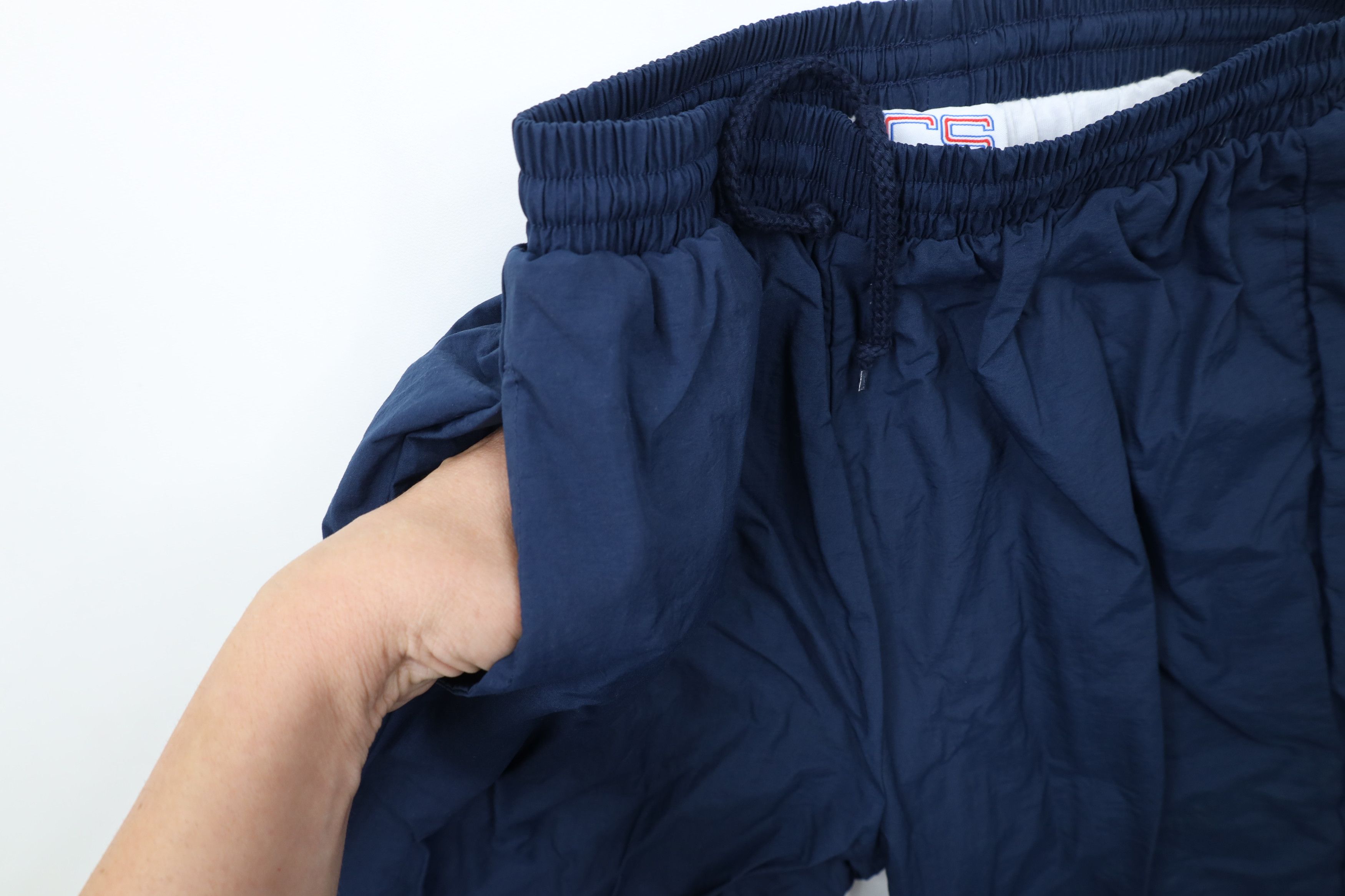 Vintage Vintage 90s Streetwear Lined Windbreaker Joggers Pants Blue Size US 36 / EU 52 - 11 Thumbnail