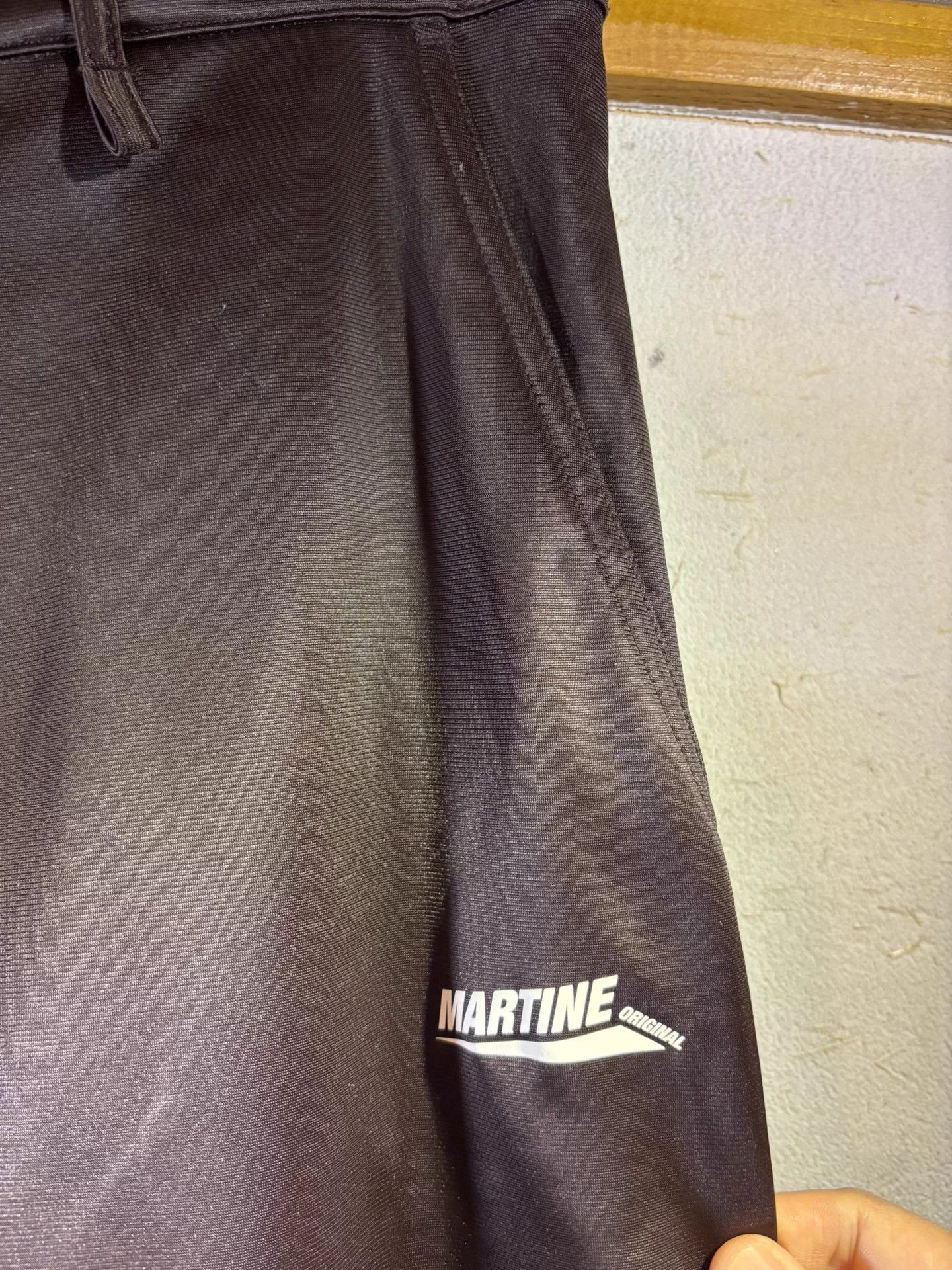 Martine Rose Martine Rose New Wide Leg Dark Brown Shiny Trousers Size M Size US 32 / EU 48 - 3 Thumbnail