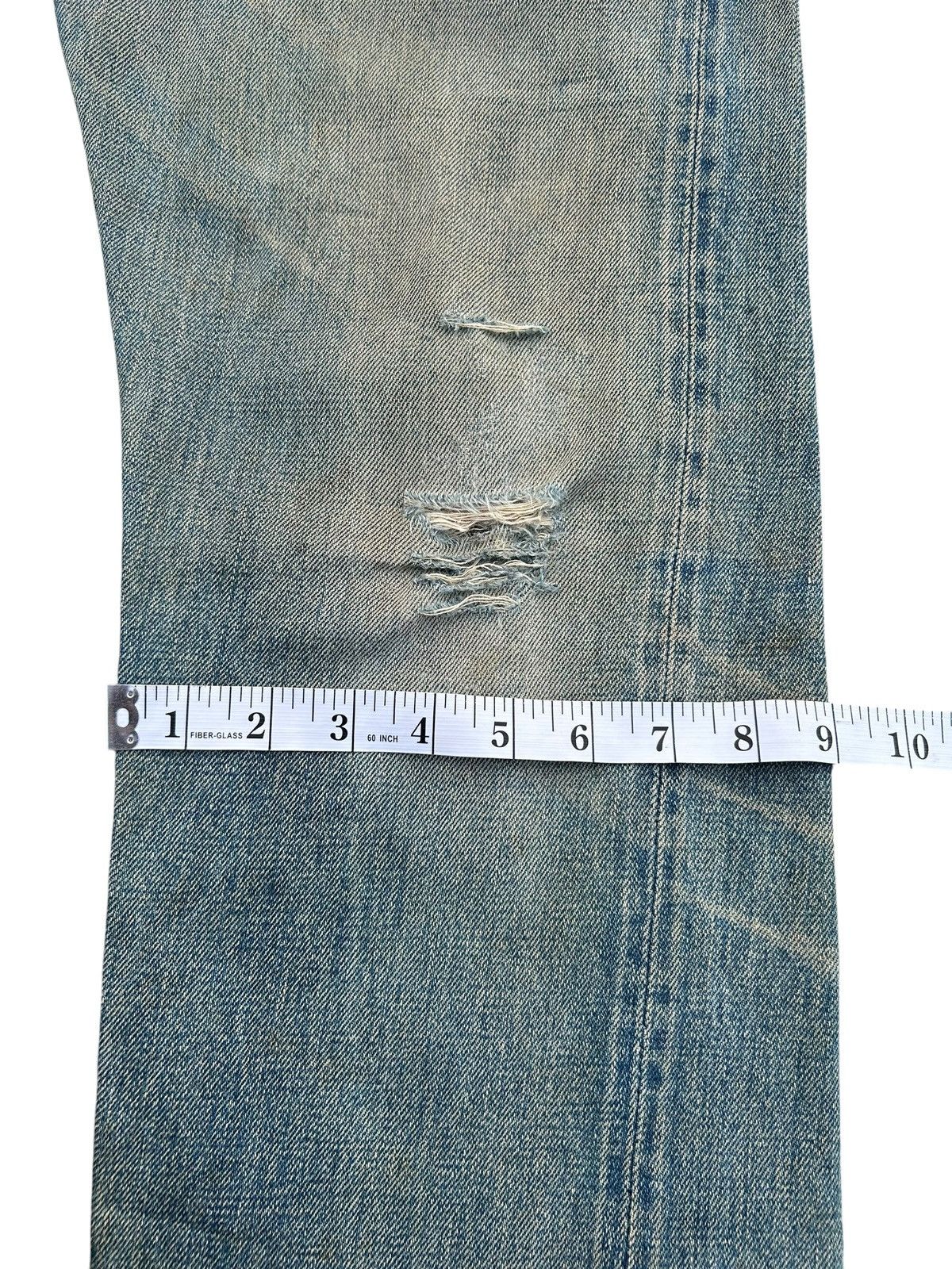 Kapital Vintage Levis Big E Selvedge Distressed Denim Jeans Size US 32 / EU 48 - 23 Thumbnail