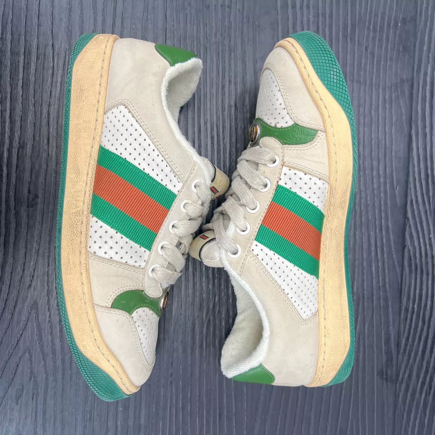 Gucci Gucci distressed no logo 36.5 good cond replaced lining box Size US 6 / IT 36 - 2 Thumbnail
