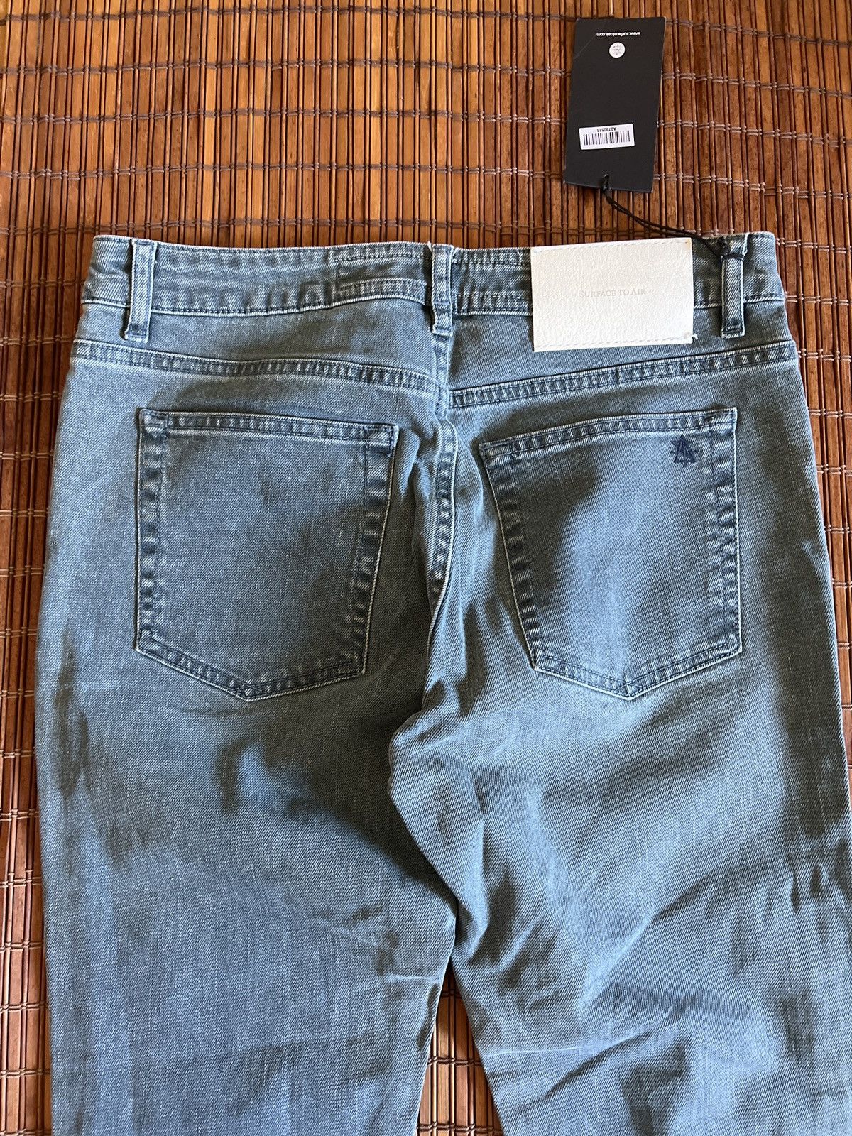 Surface To Air Surface to air jeans Light blue Dusted Denim Skinny jean Size 29" - 1 Thumbnail