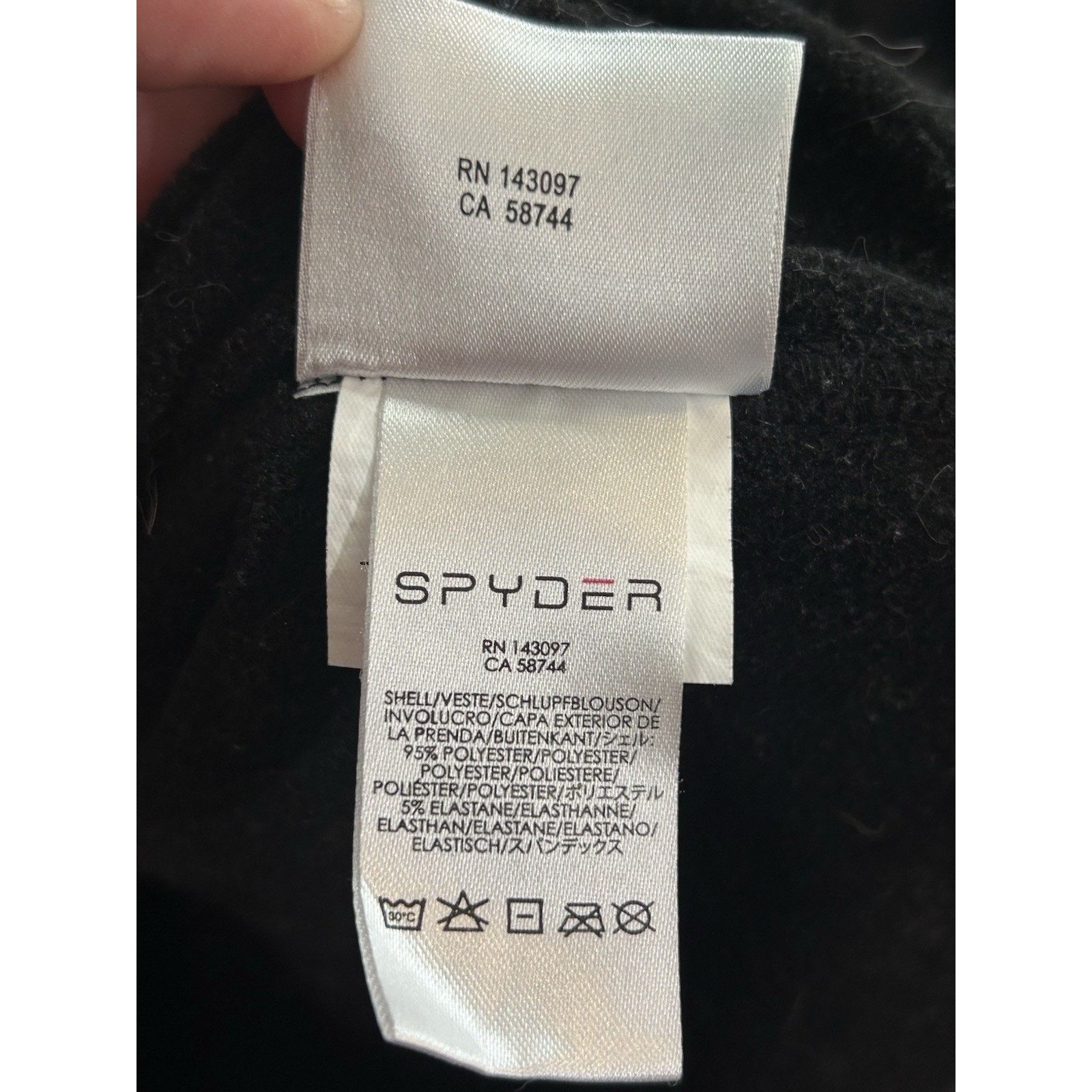 Spyder Spyder Men Full Zip Xl Jacket Hoodie Black Size US XL / EU 56 / 4 - 7 Thumbnail