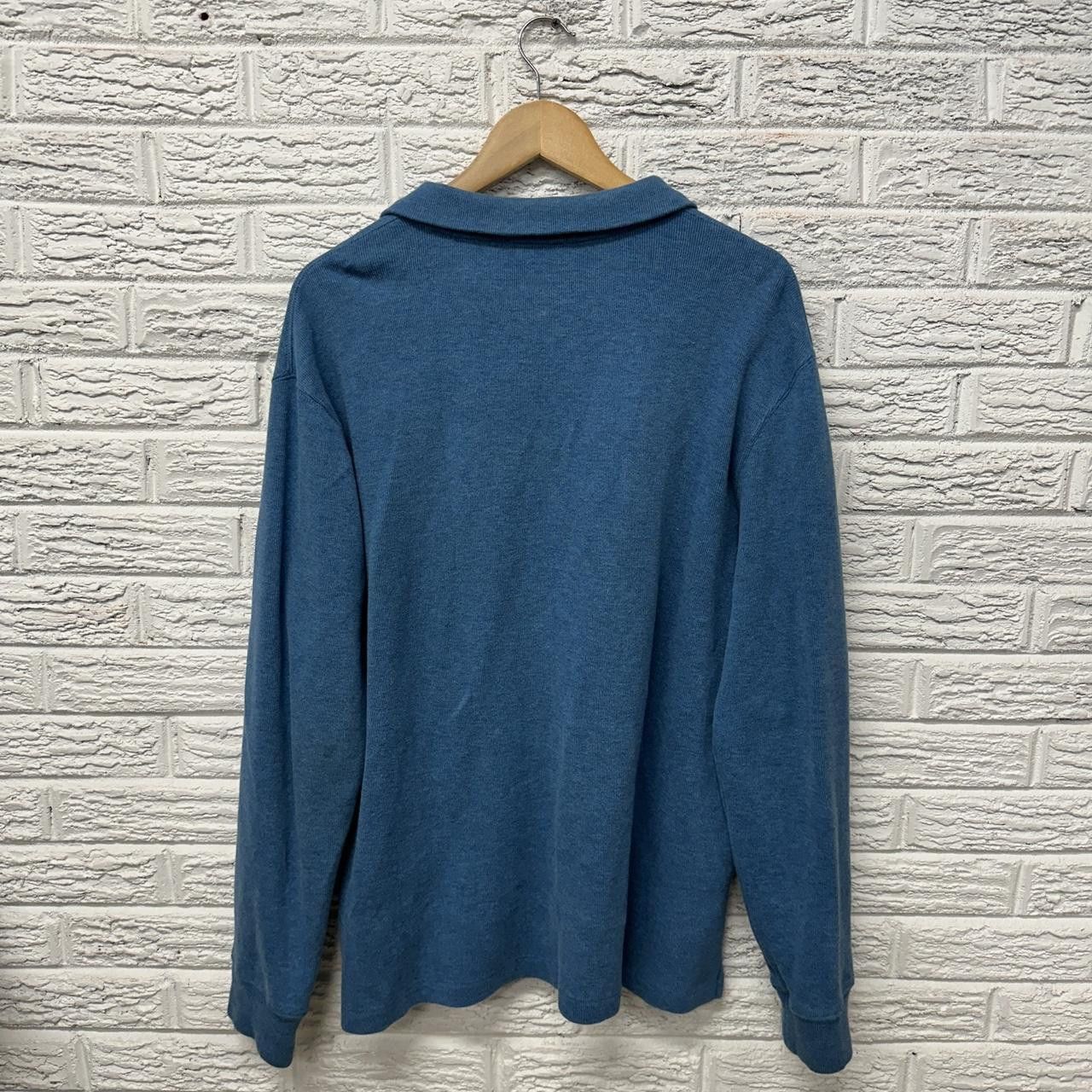 Polo Ralph Lauren Polo Ralph Lauren 1/4 Zip Blue Sweater Men’s Large Size US L / EU 52-54 / 3 - 3 Thumbnail