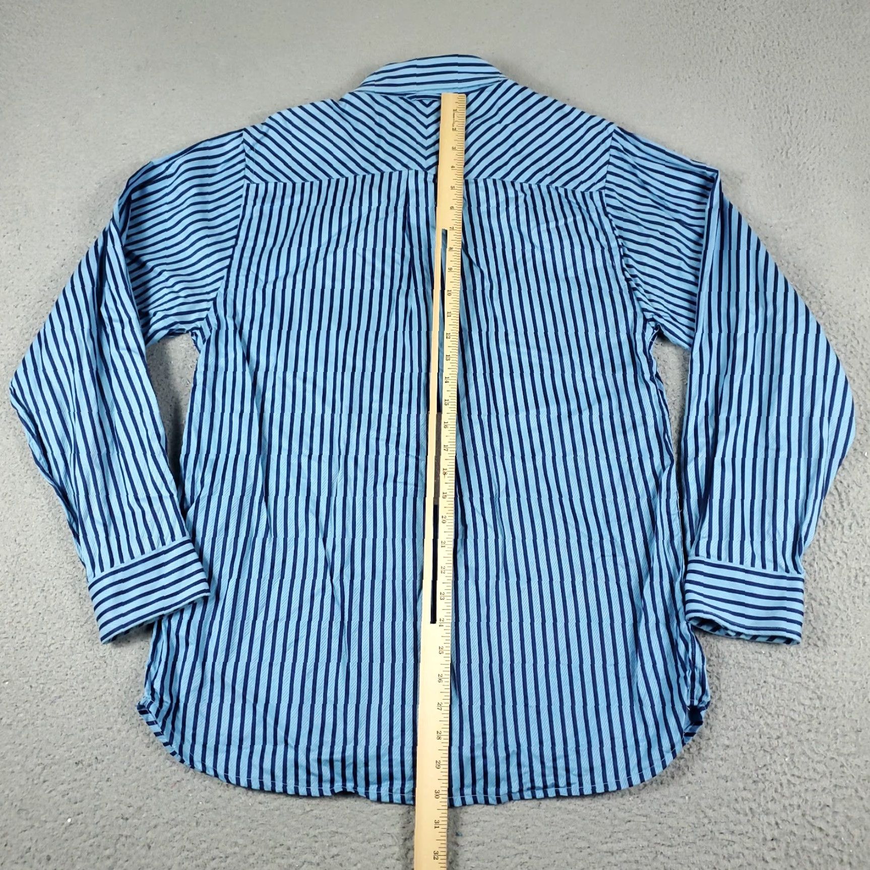 Tommy Hilfiger Tommy Hilfiger Shirt Mens XL Blue Striped Button-Up Long Sleeve Casual Size US XL / EU 56 / 4 - 4 Thumbnail
