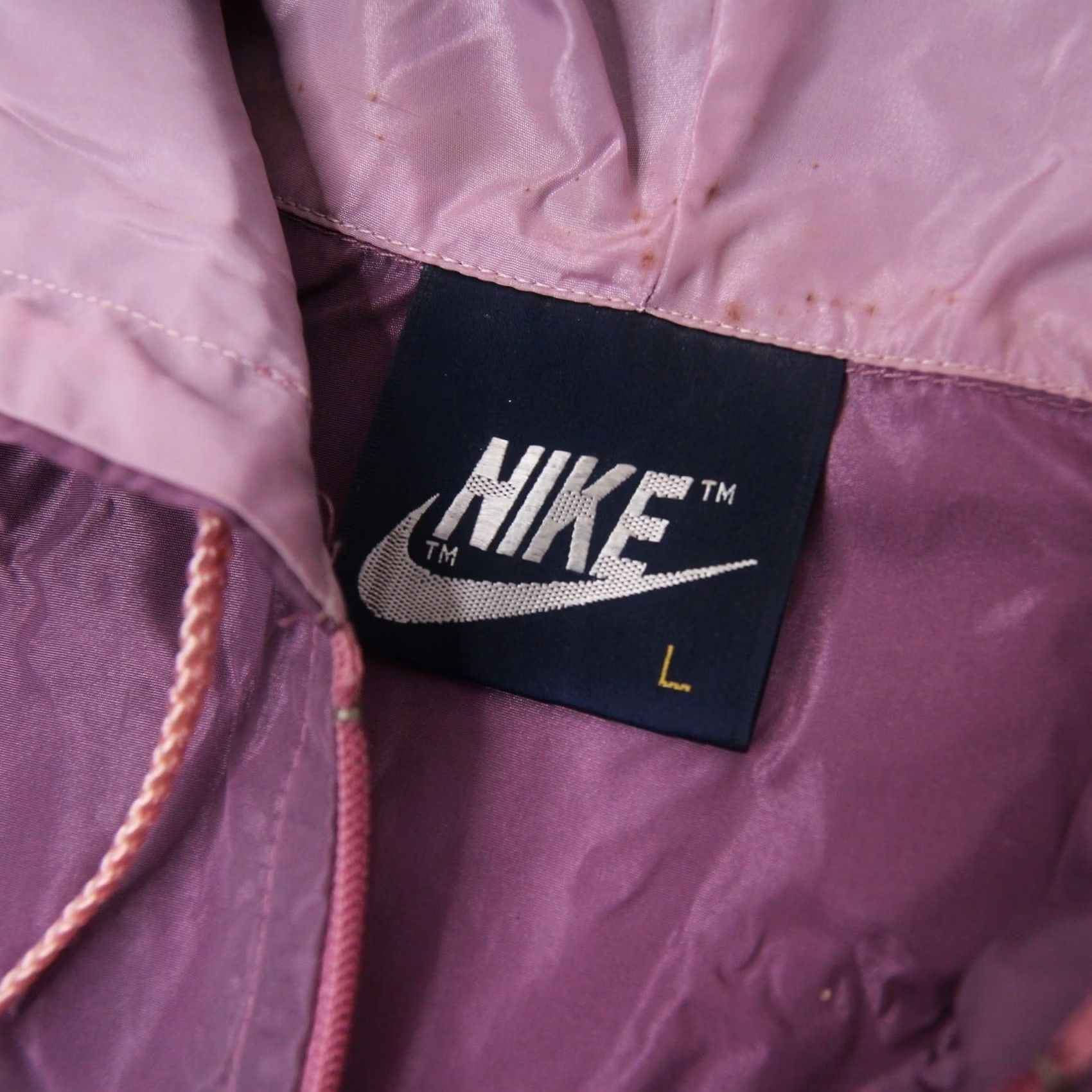 Nike VINTAGE Nike Track Suit Jacket Womens Large Purple 80s Nylon 9+/10 NWT Size L / US 10 / IT 46 - 5 Thumbnail