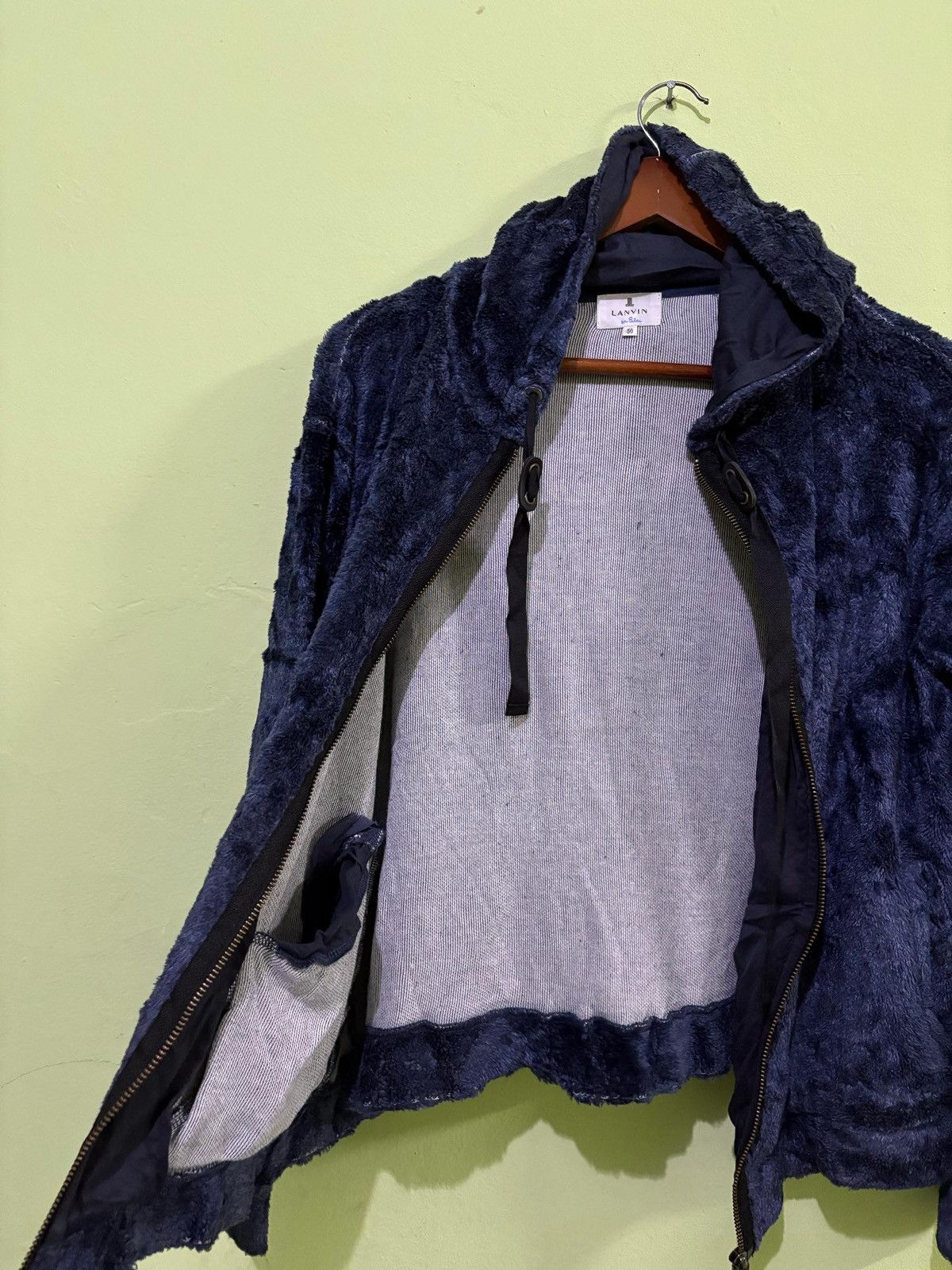 Lanvin Lanvin Fleece Full Zipper Design With Hoodie Stlye Size US S / EU 44-46 / 1 - 4 Thumbnail