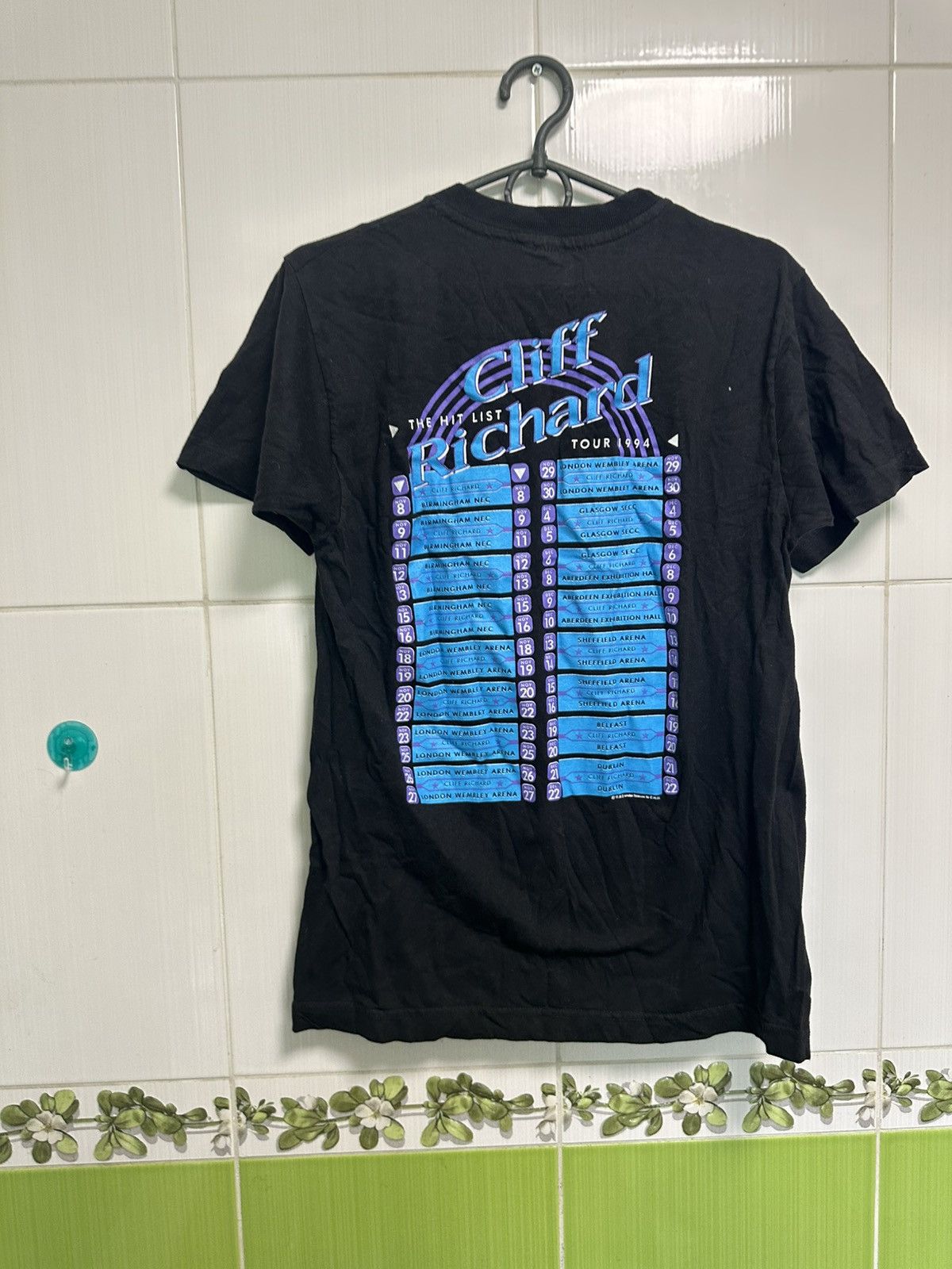 Band Tees × Vintage 1994 Vintage Cliff Richard Tour T shirt Size M Size US M / EU 48-50 / 2 - 5 Thumbnail