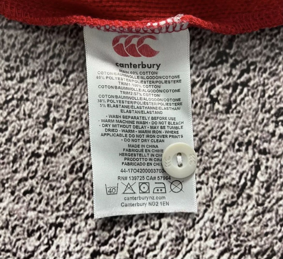 Canterbury of New Zealand × Vintage England Rugby Jersey Men's Canterbury Alternate Jersey Size US XL / EU 56 / 4 - 10 Thumbnail